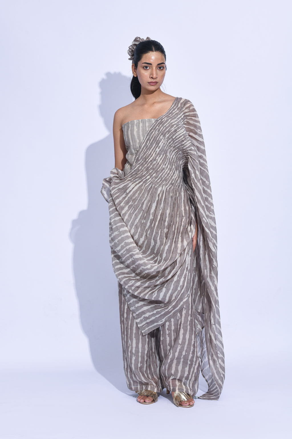 Dissected Drape-Grey
