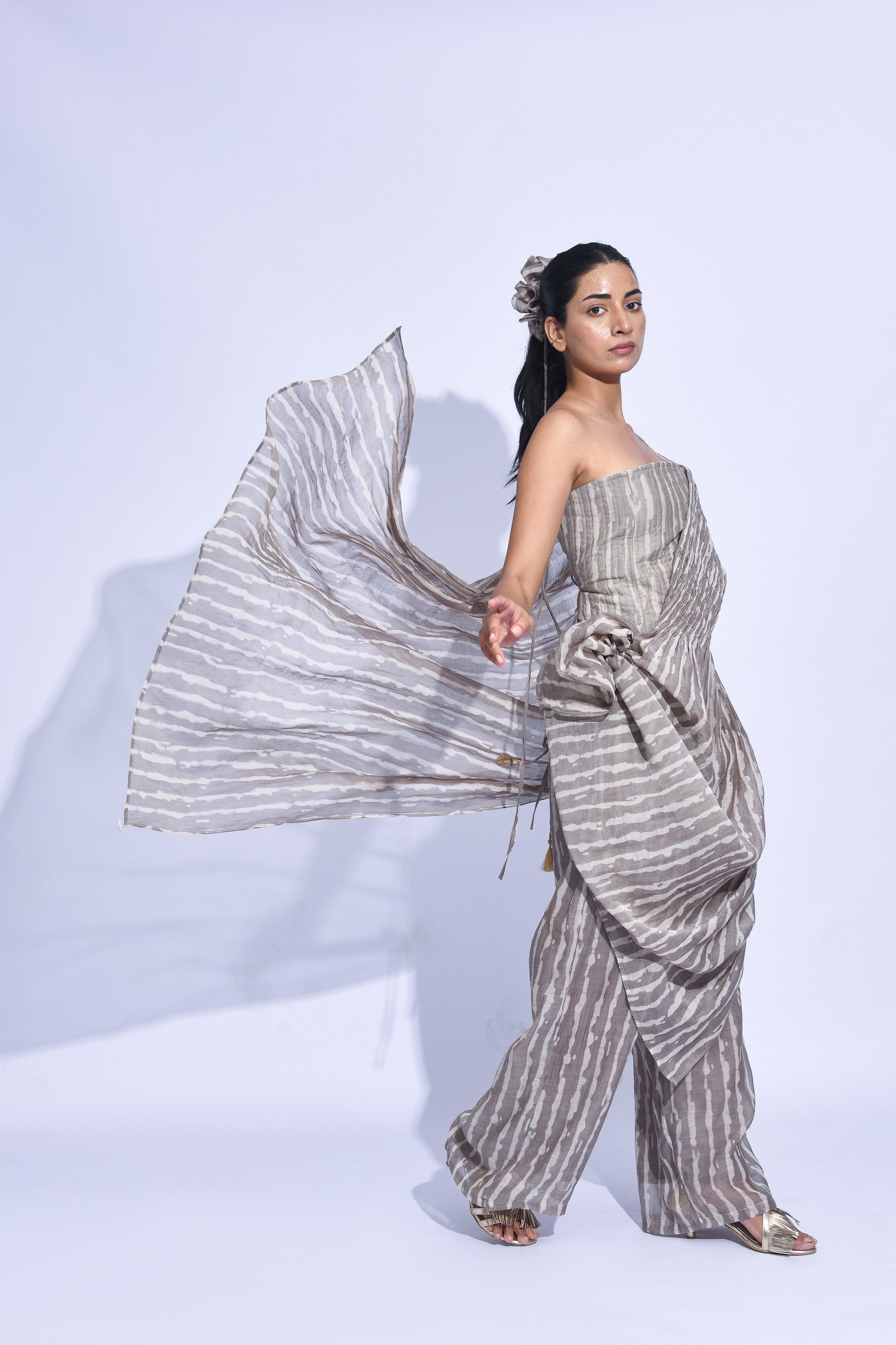 Dissected Drape-Grey