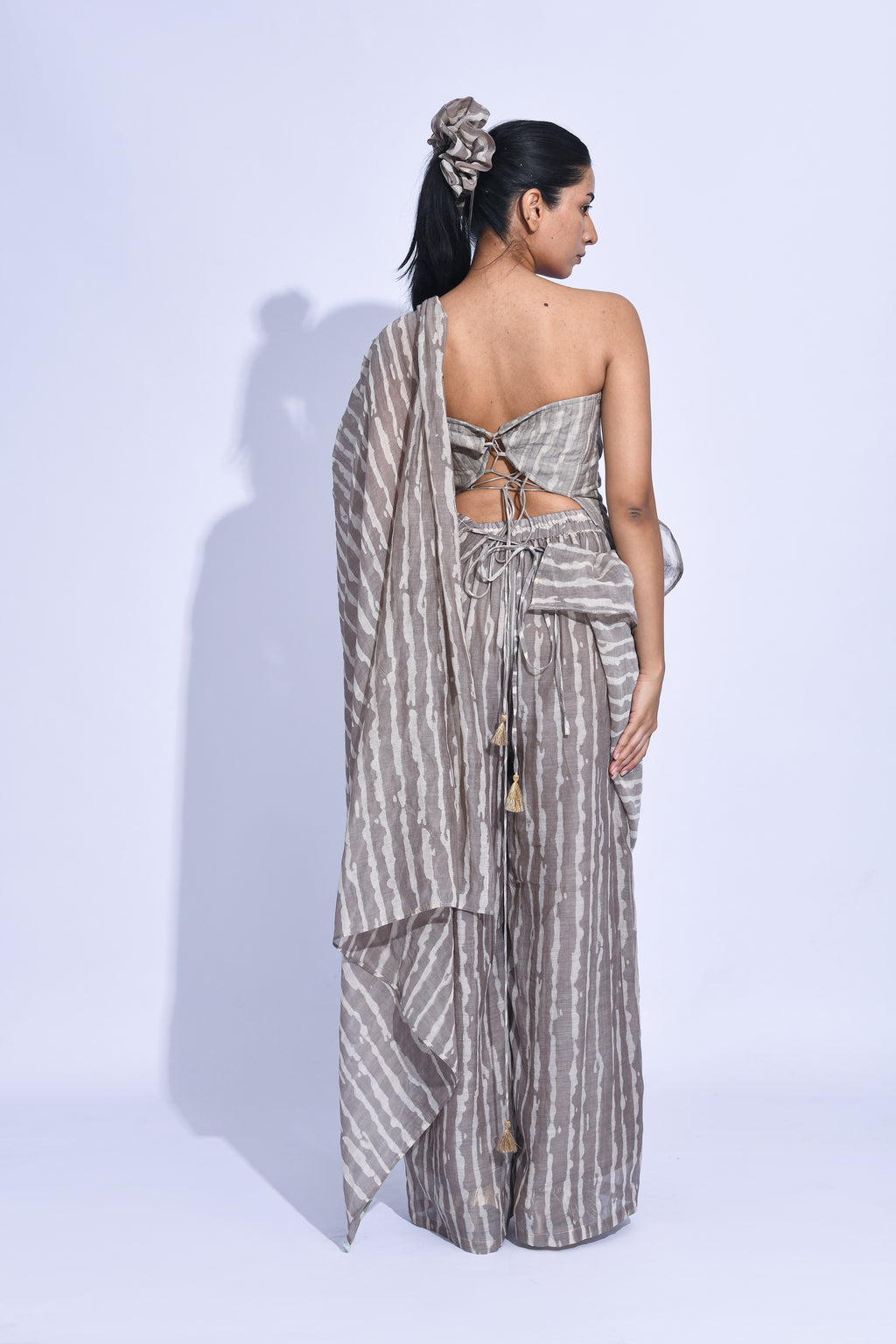 Dissected Drape-Grey