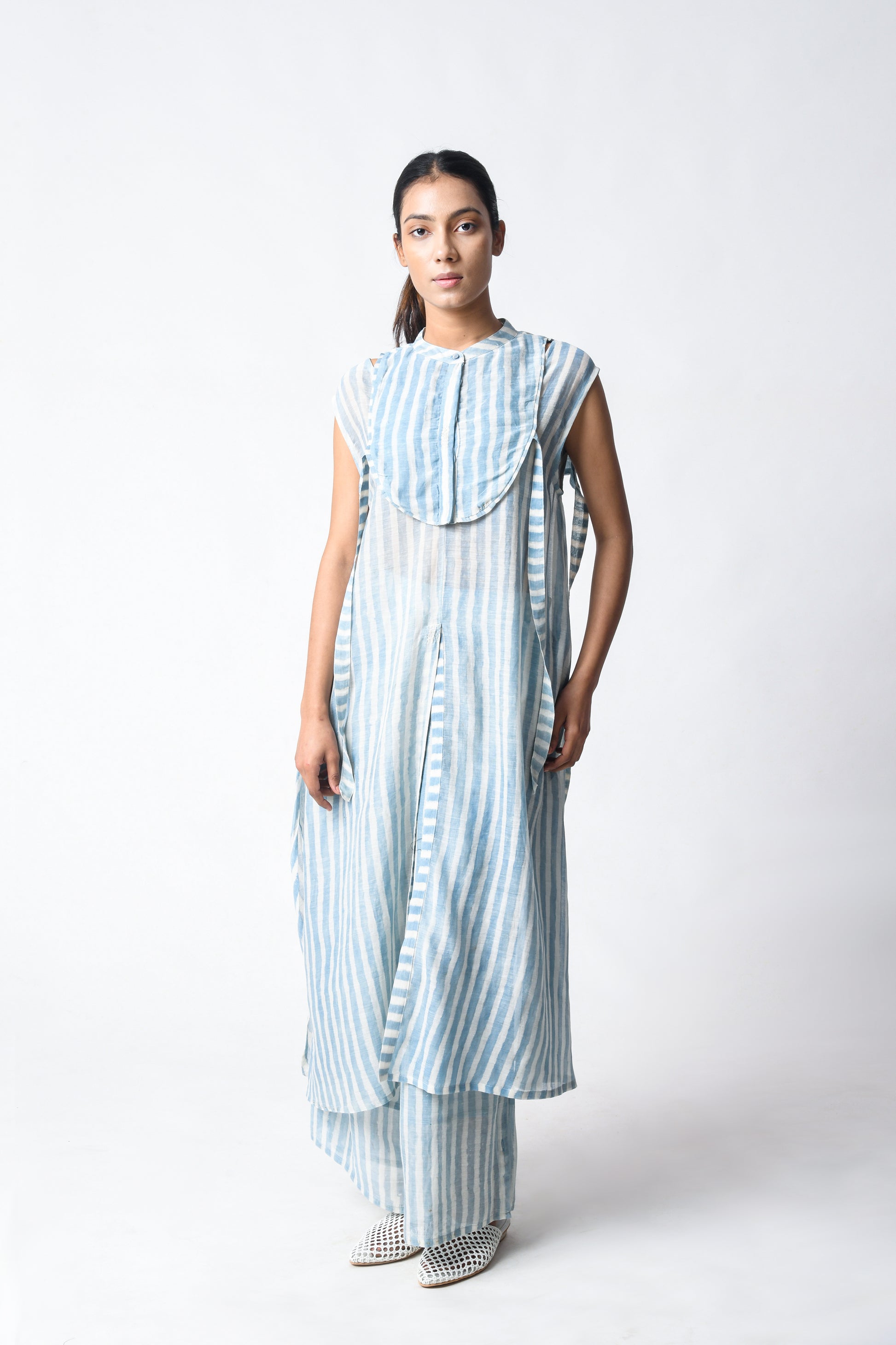 SLIT TUNIC SKY SET
