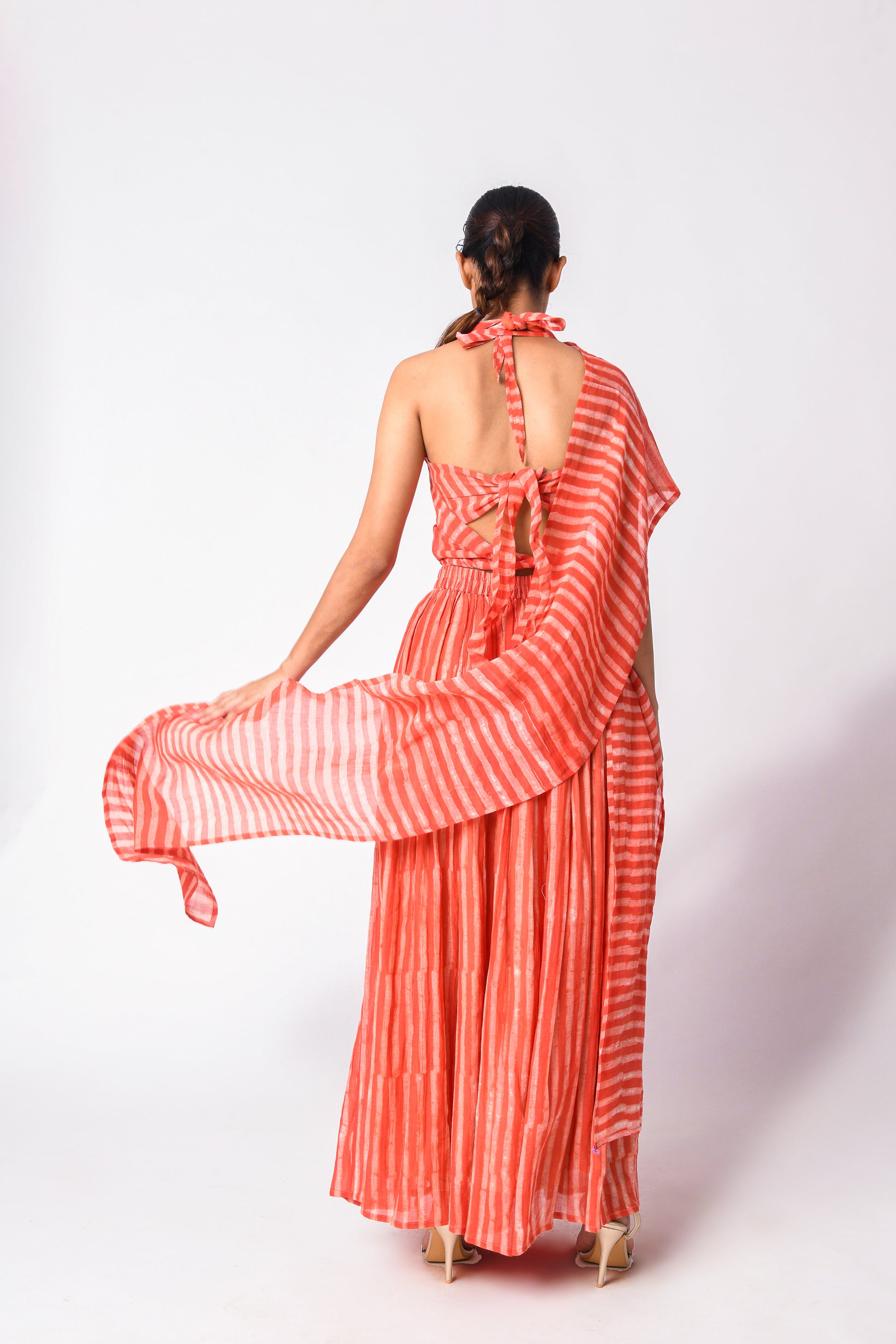 DIY SARI SET CORAL