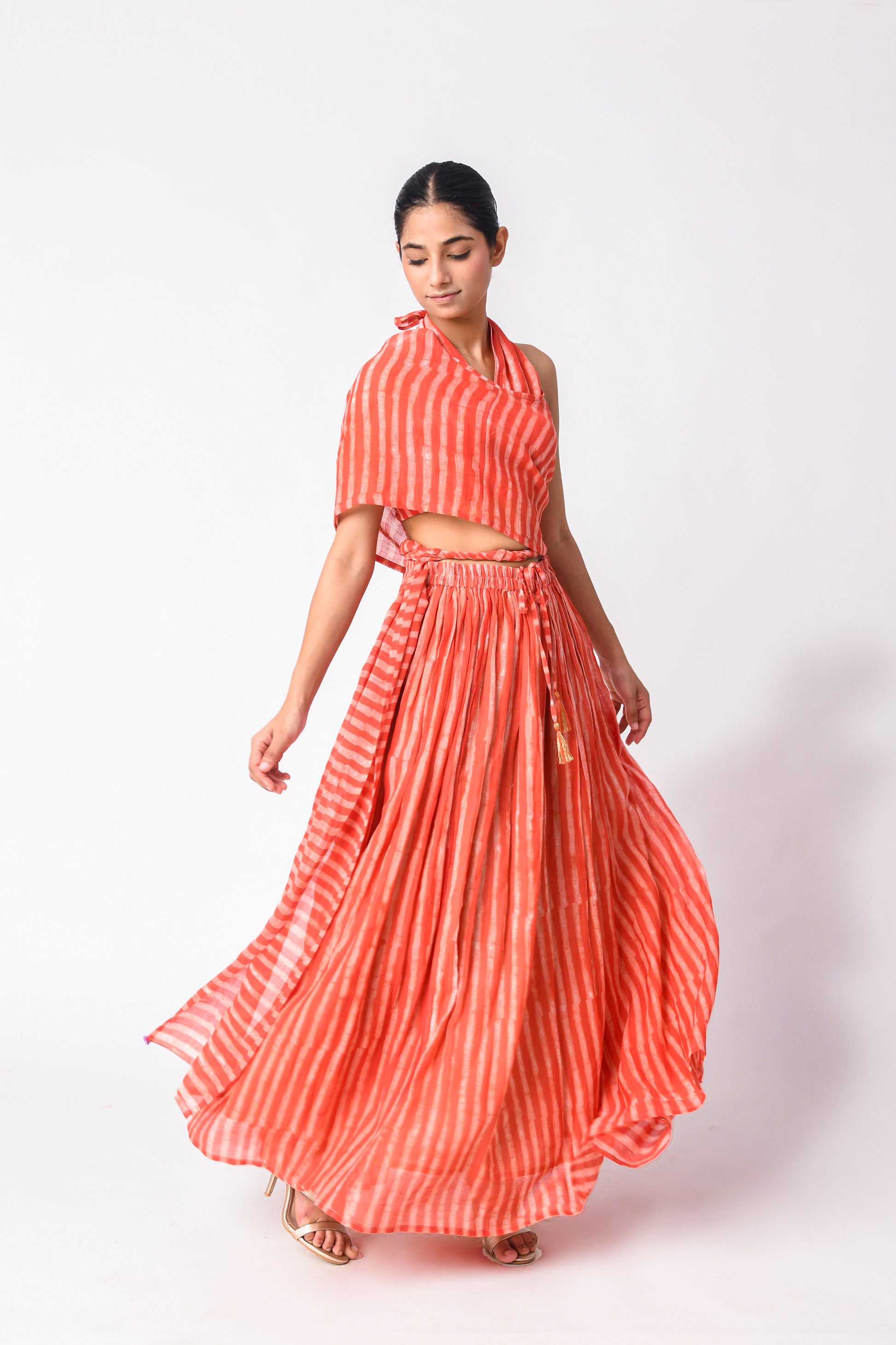 DIY SARI SET CORAL