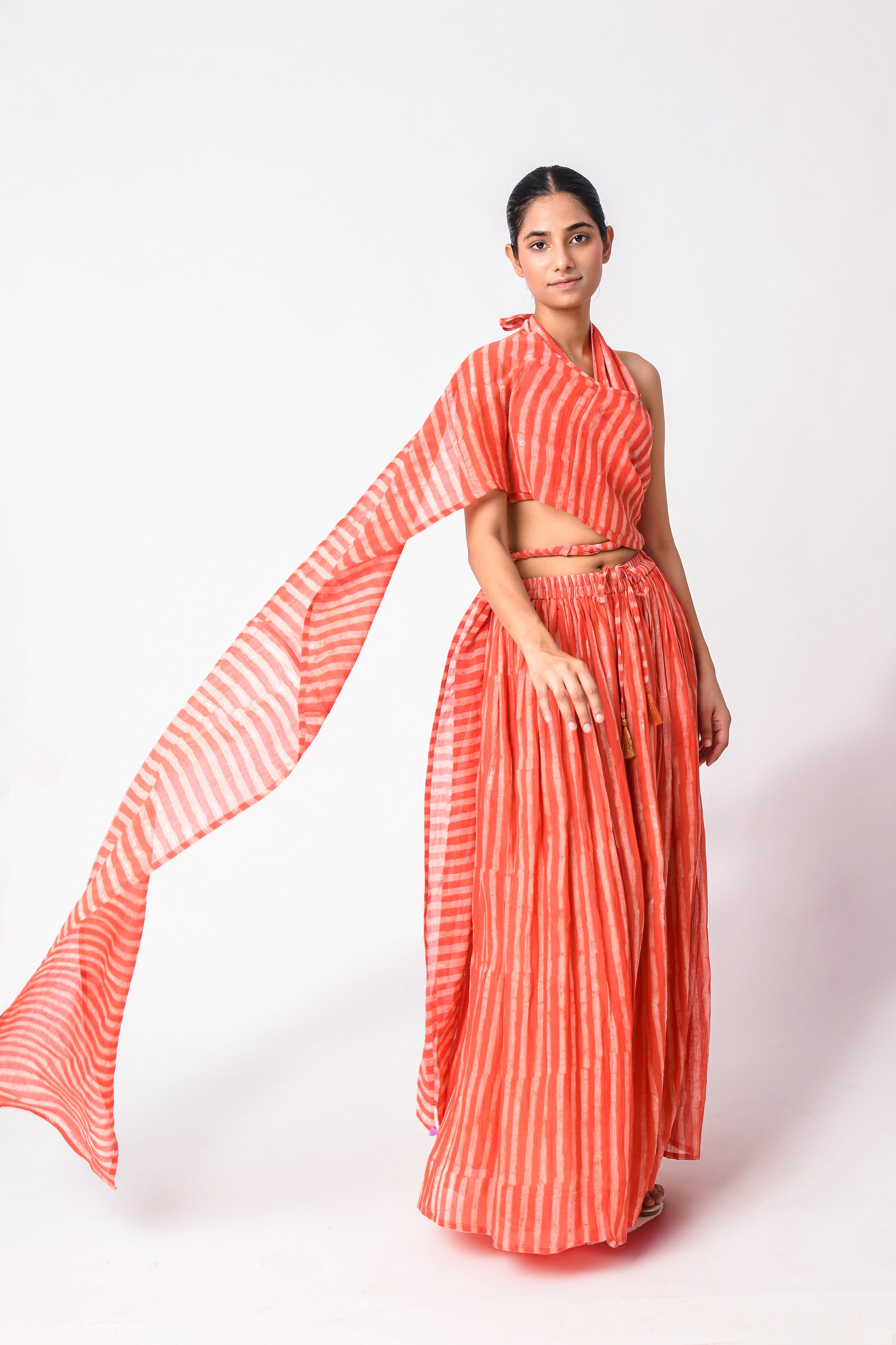 DIY SARI SET CORAL