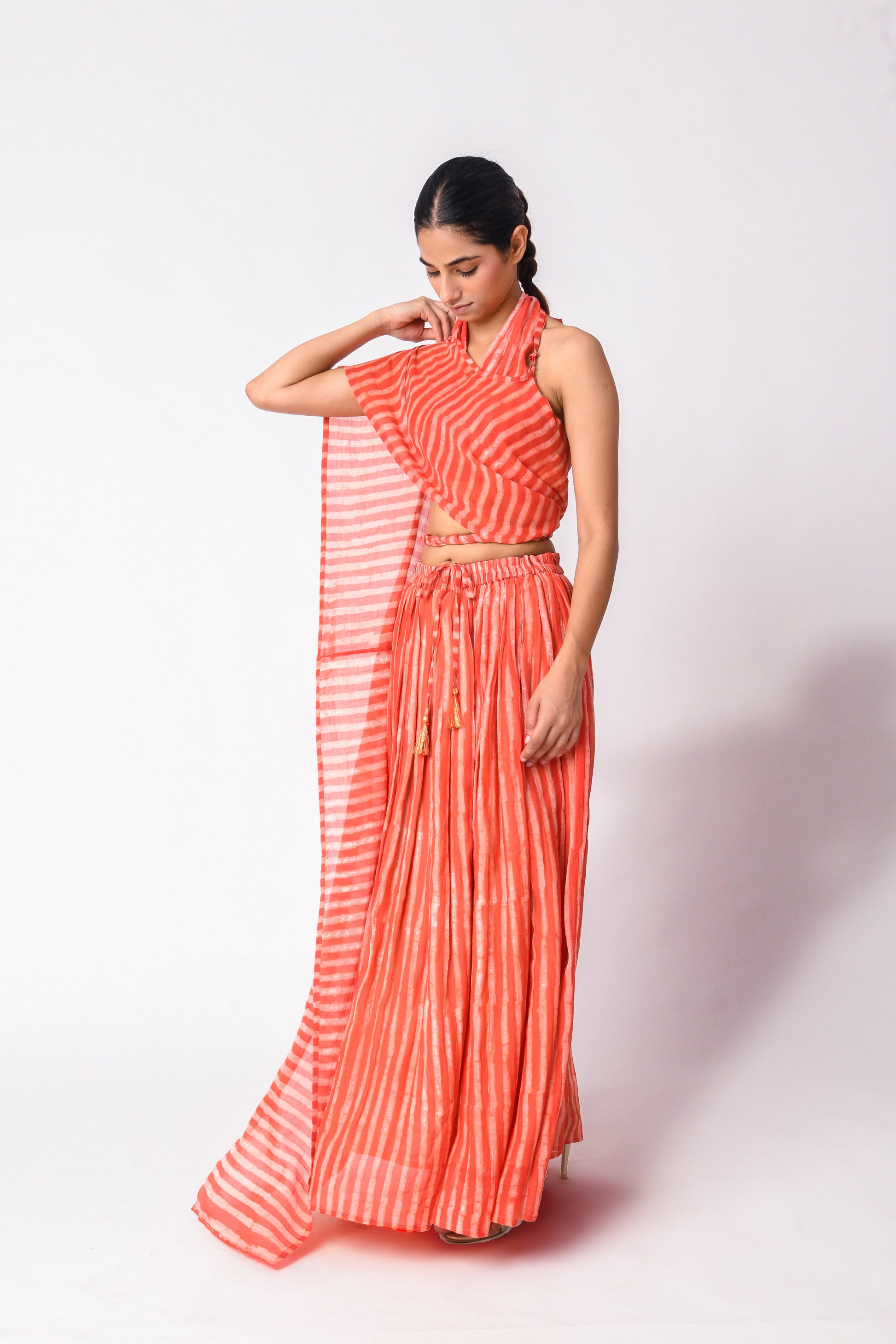 DIY SARI SET CORAL