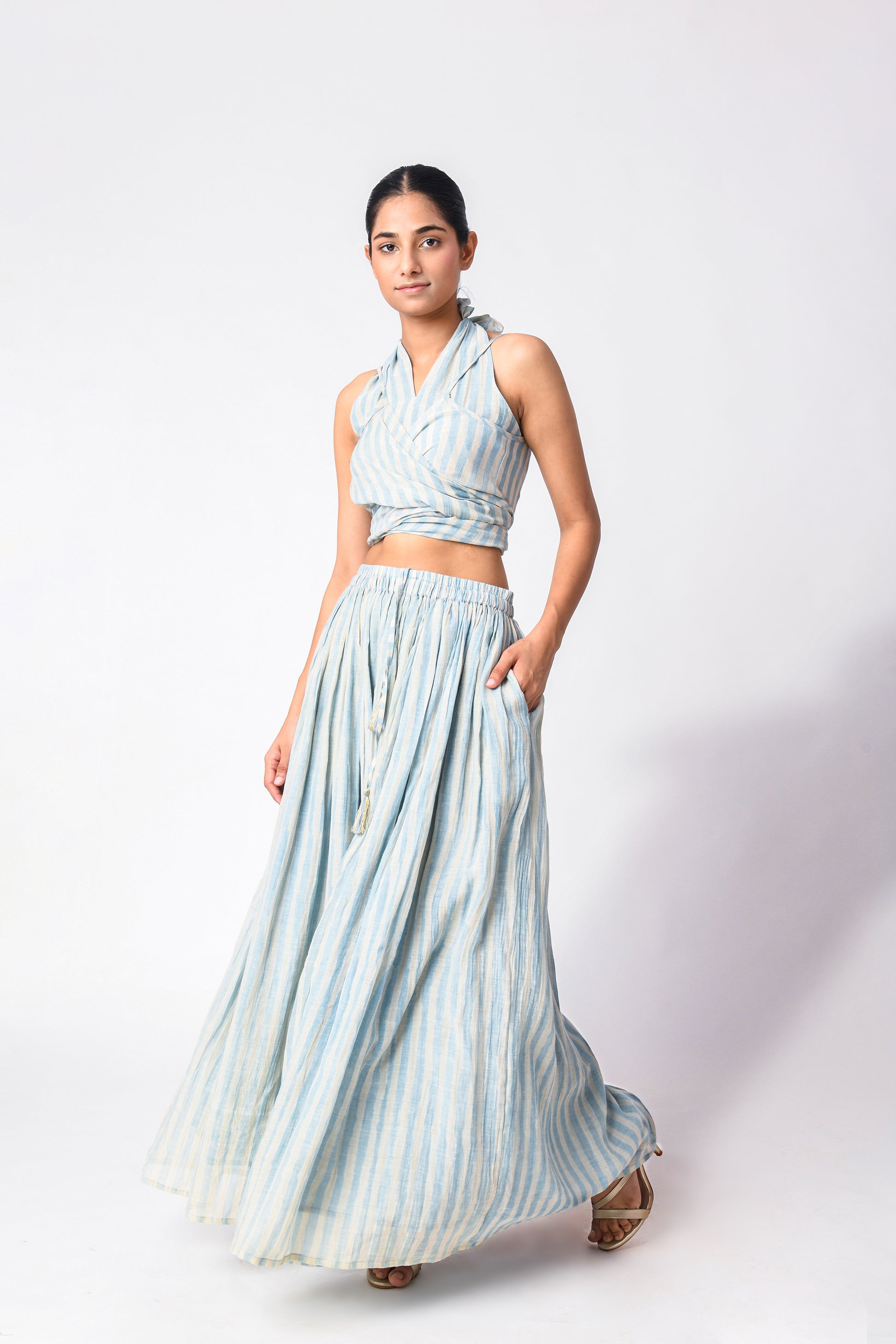 DIY SARI SET SKY