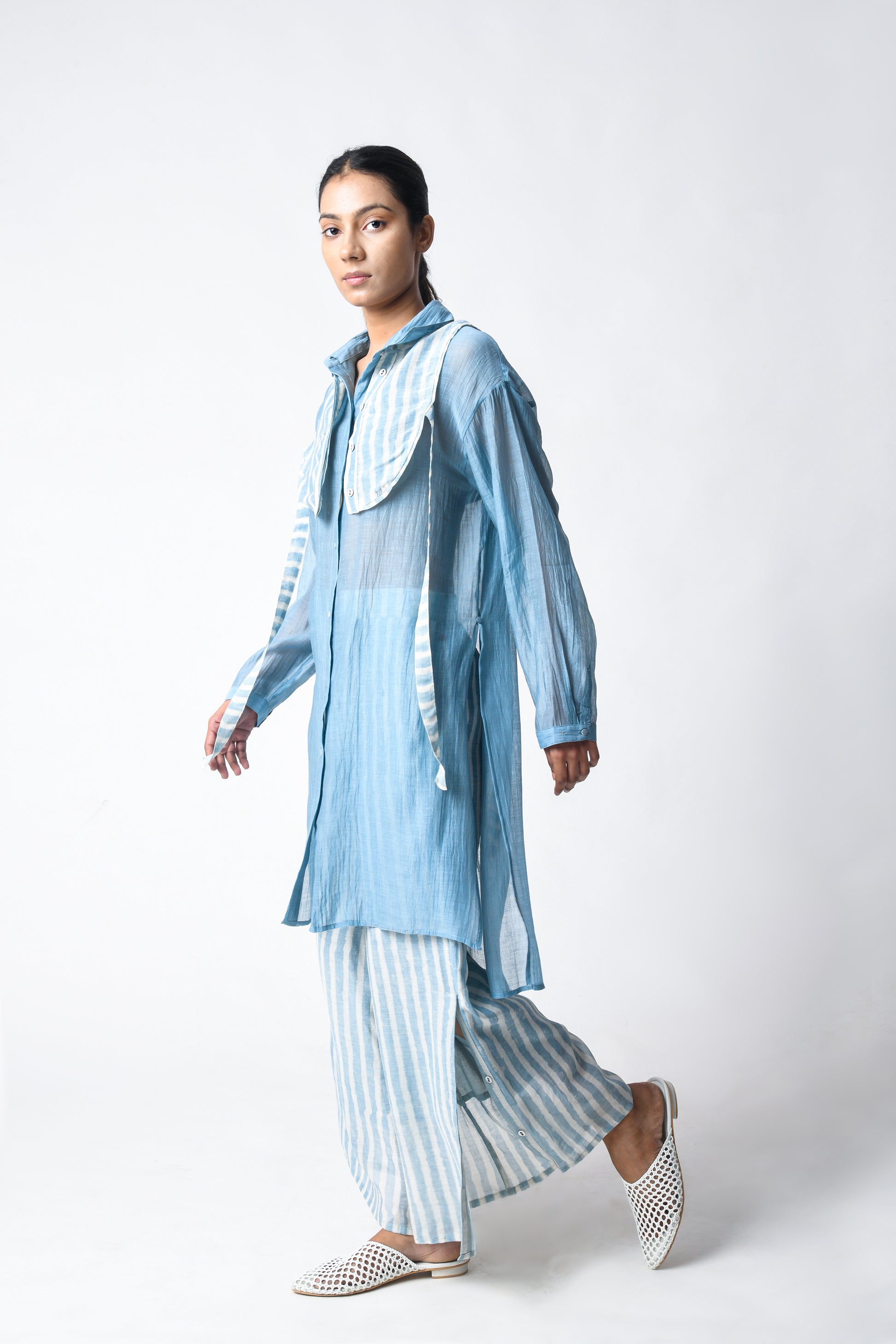 SKY SHIRT CO-ORD SET