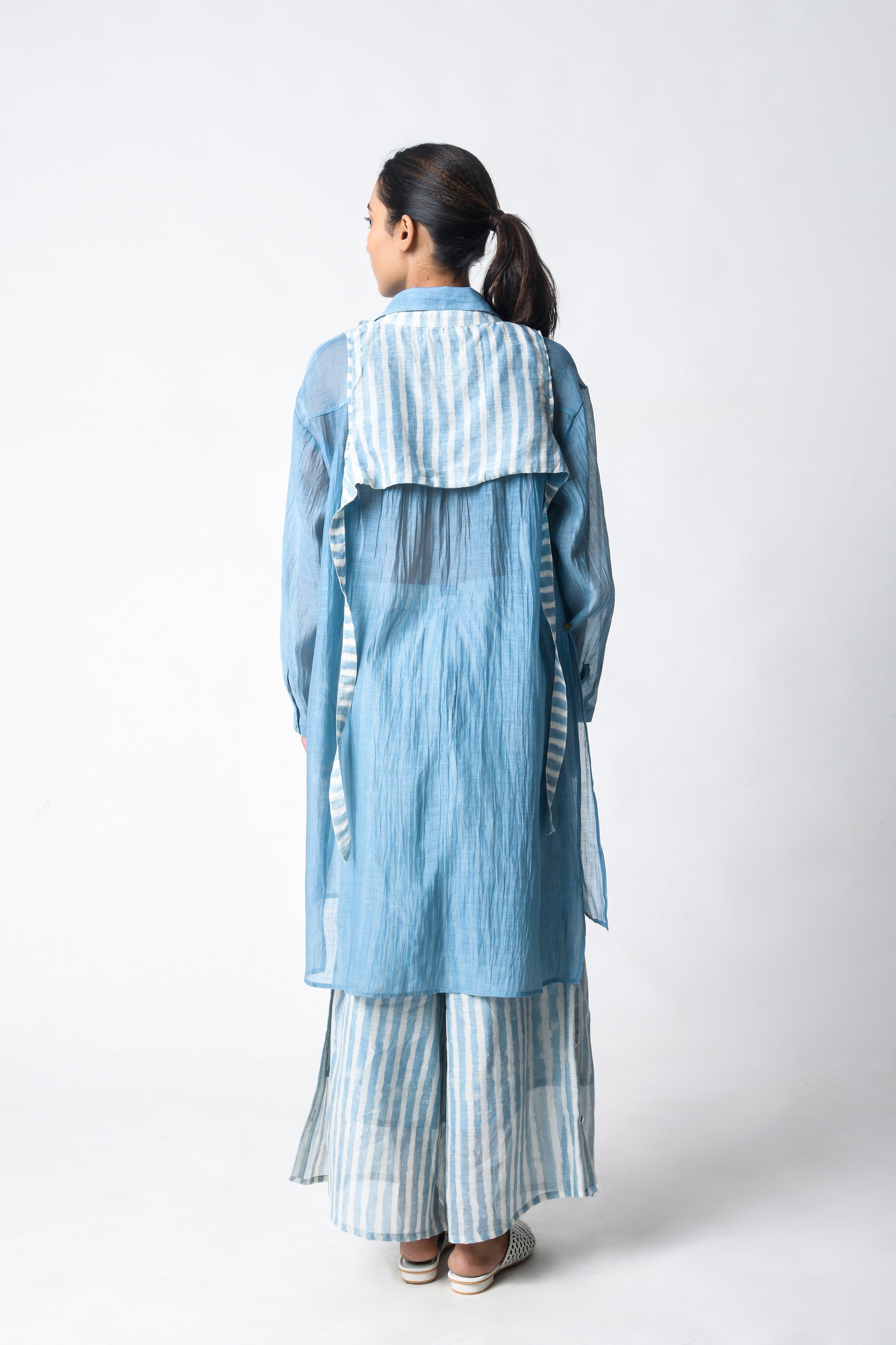 SKY SHIRT CO-ORD SET