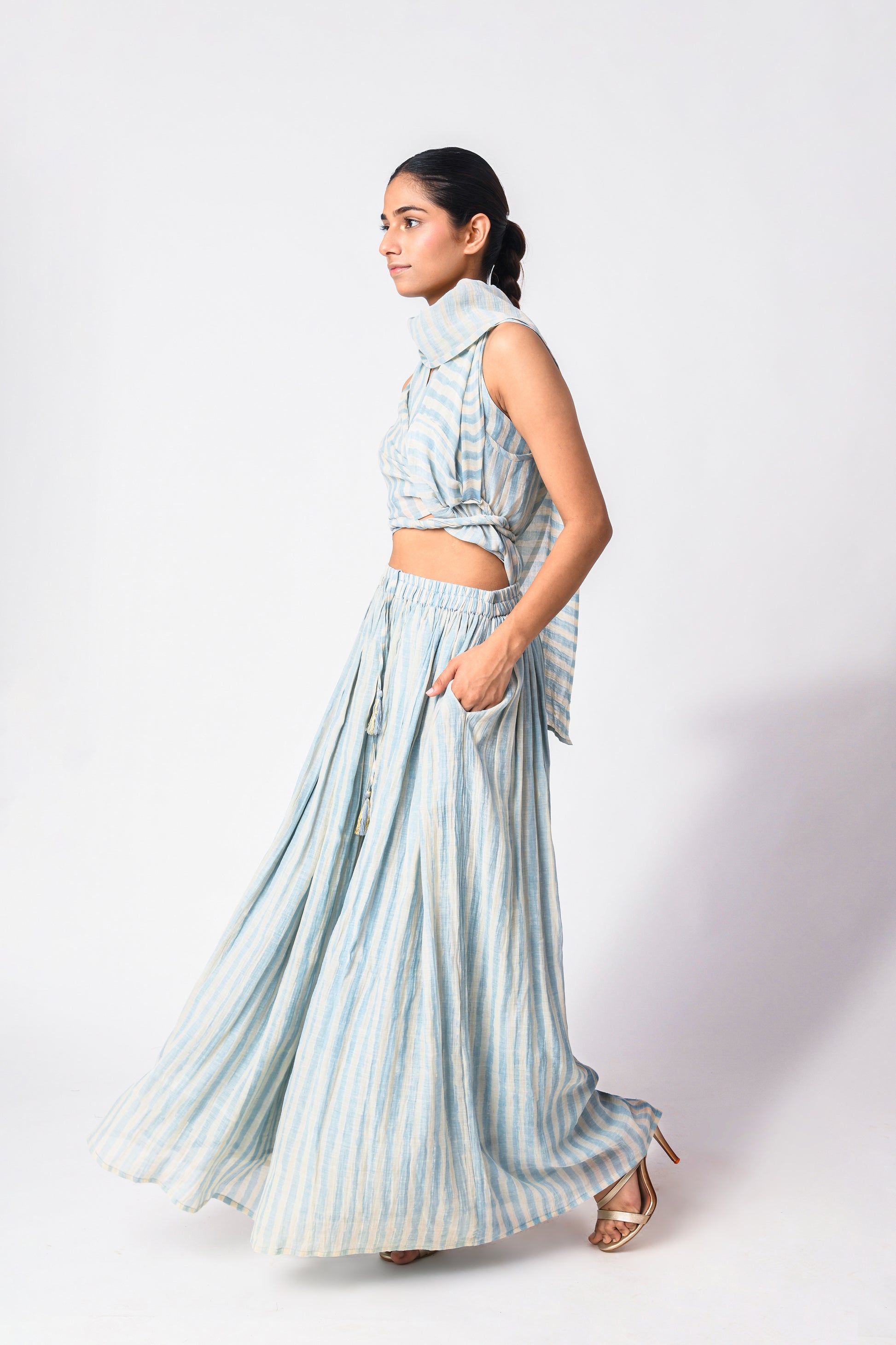 DIY SARI SET SKY