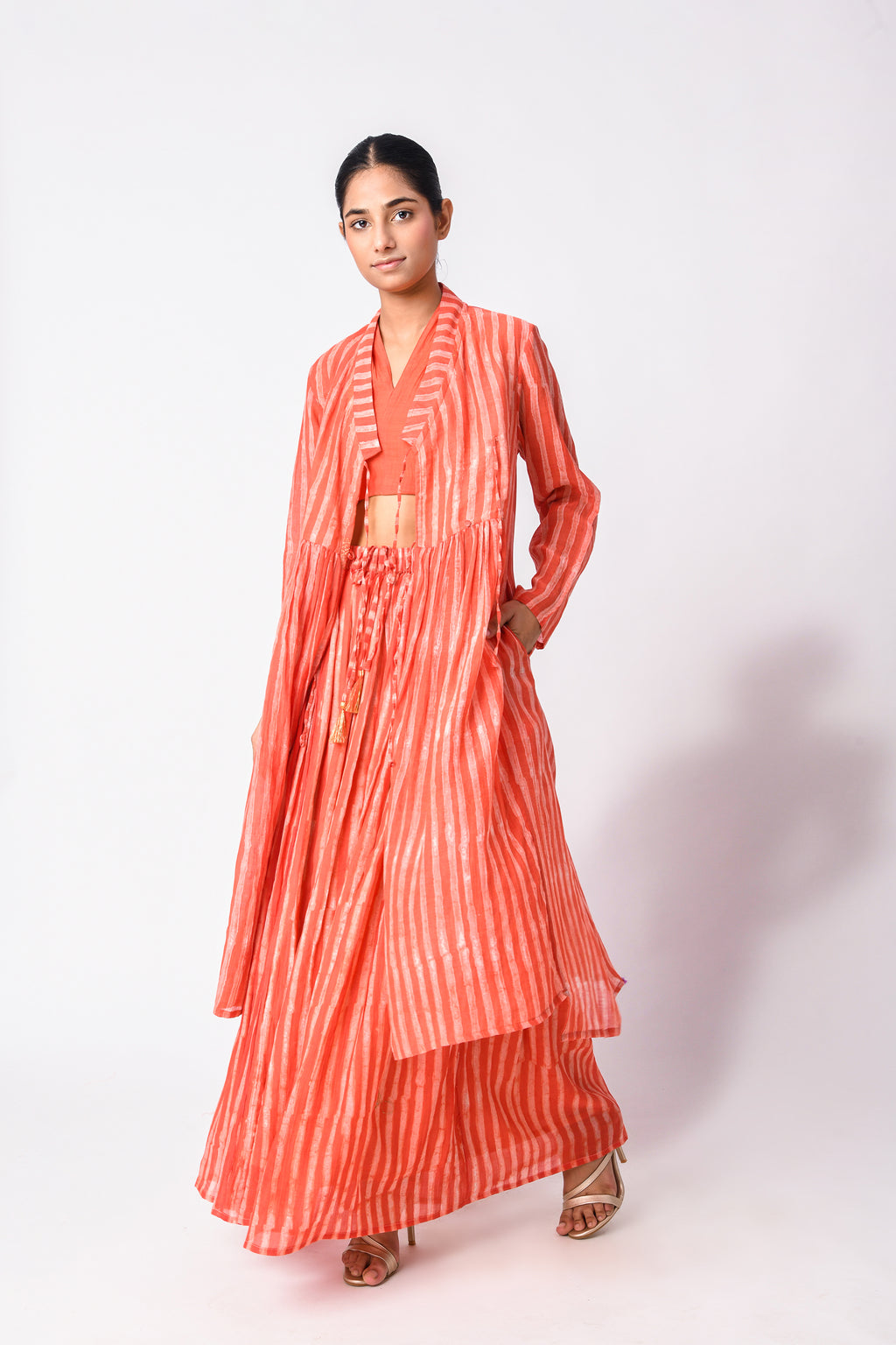 WRAP TIE CORAL CORD