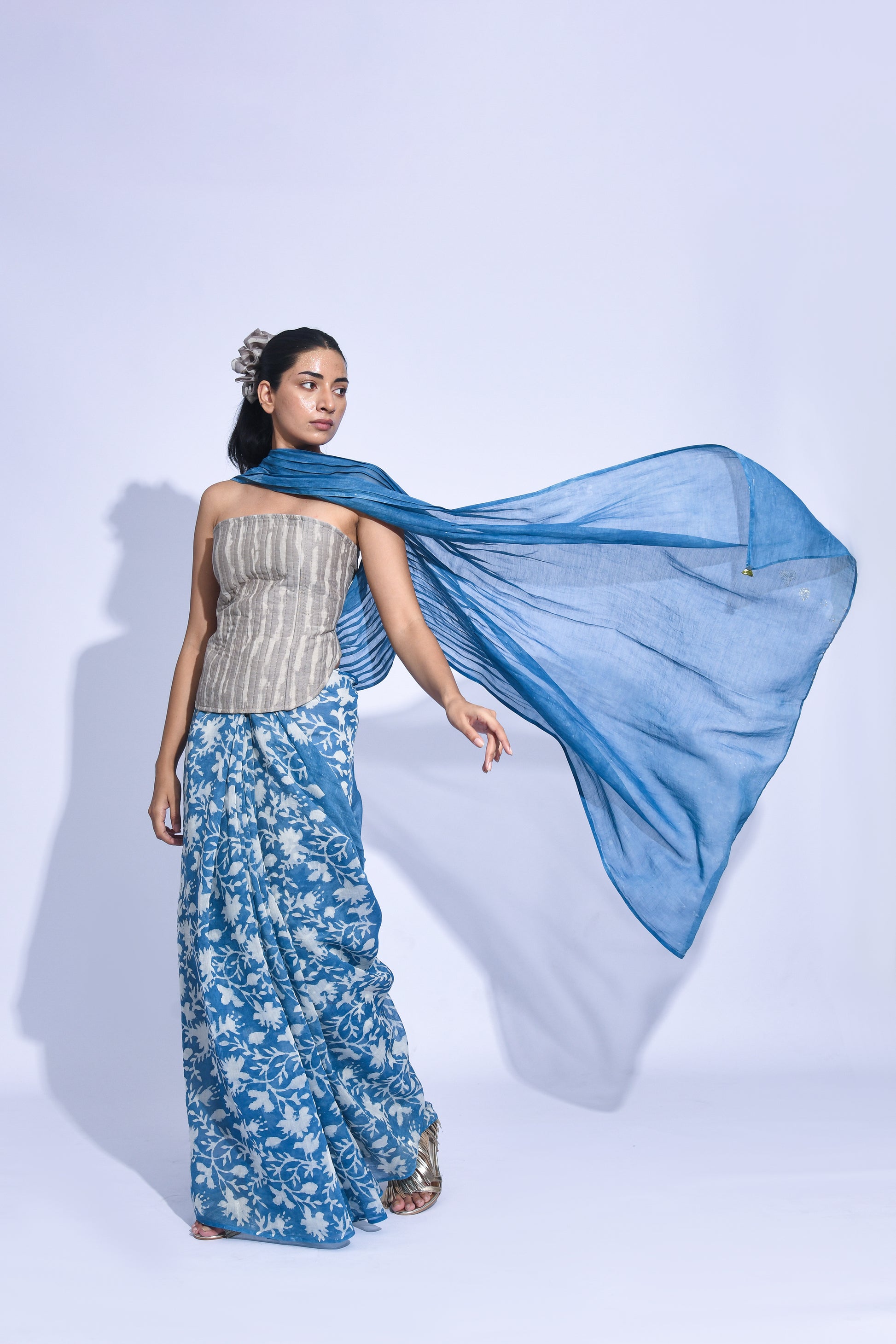 NAMI SARI-INDIGO MORI
