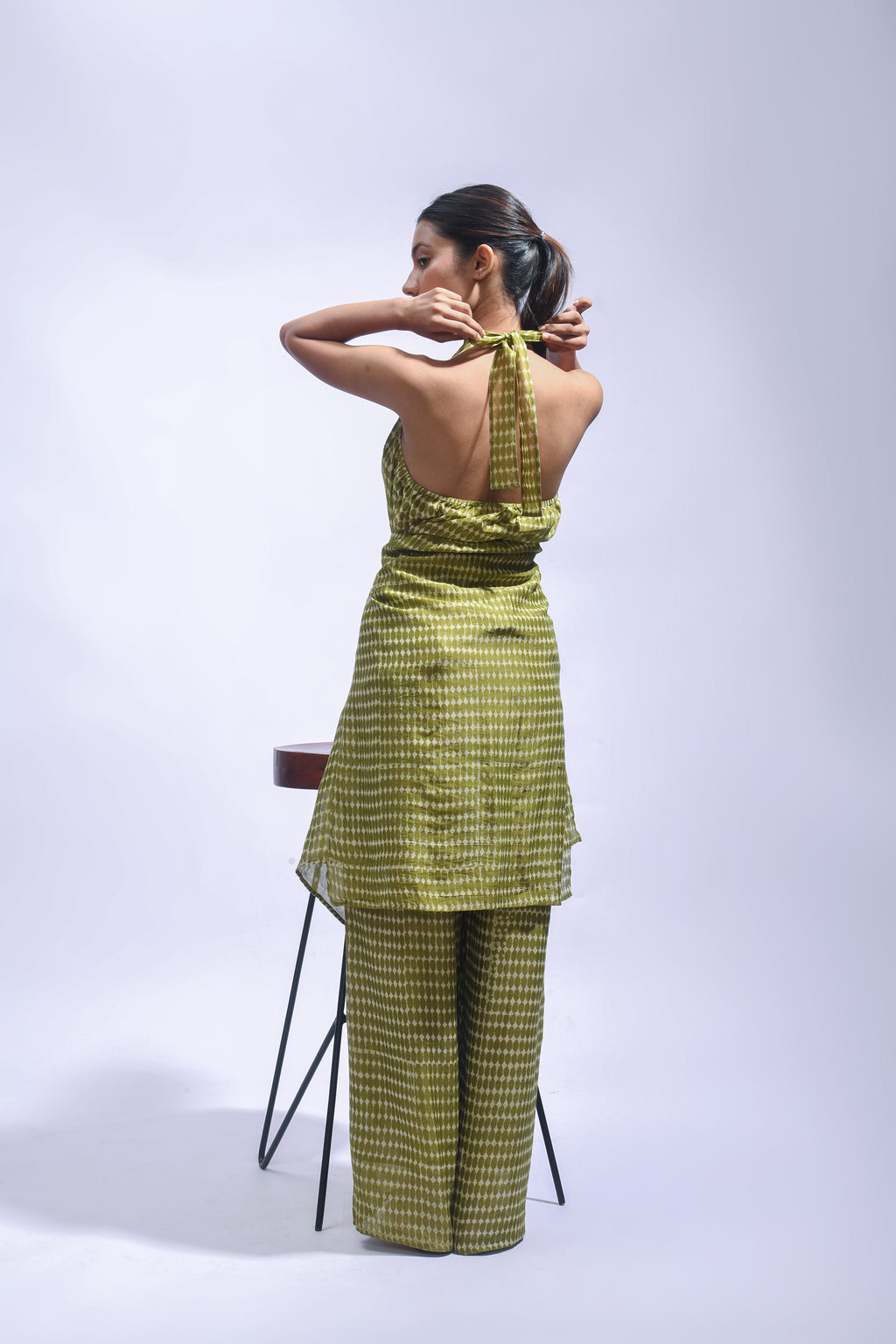 Mud Block Silk Co-ord Set