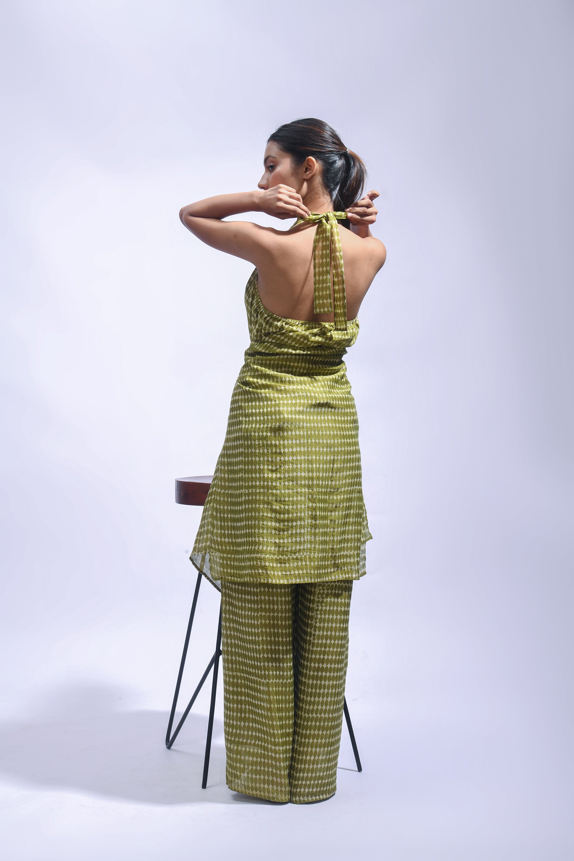 Mud Block Silk Co-ord Set