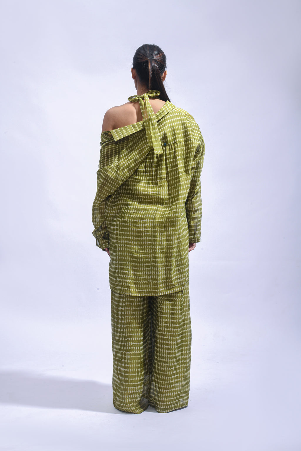 Mud Block Silk Co-ord Set