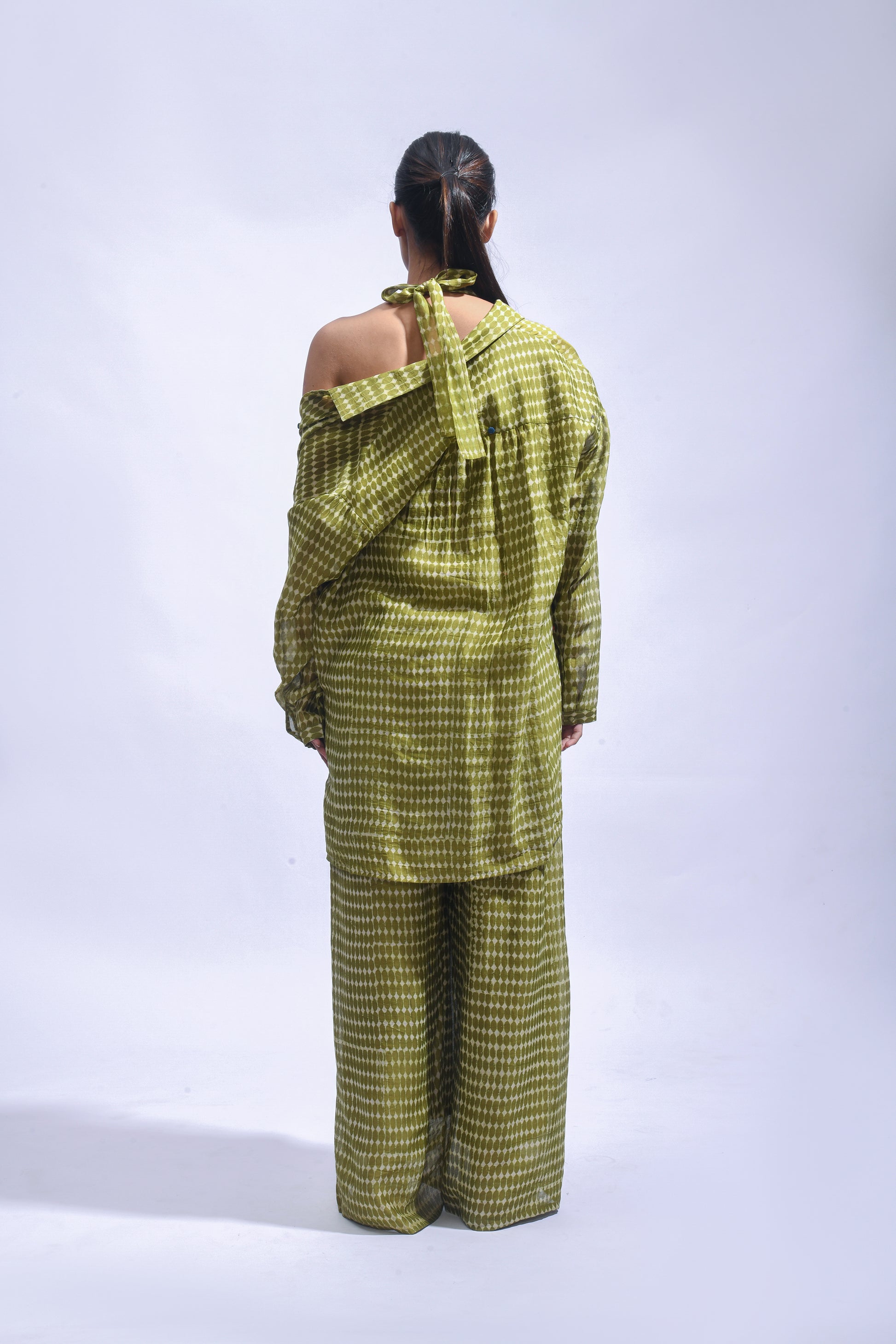 Mud Block Silk Co-ord Set