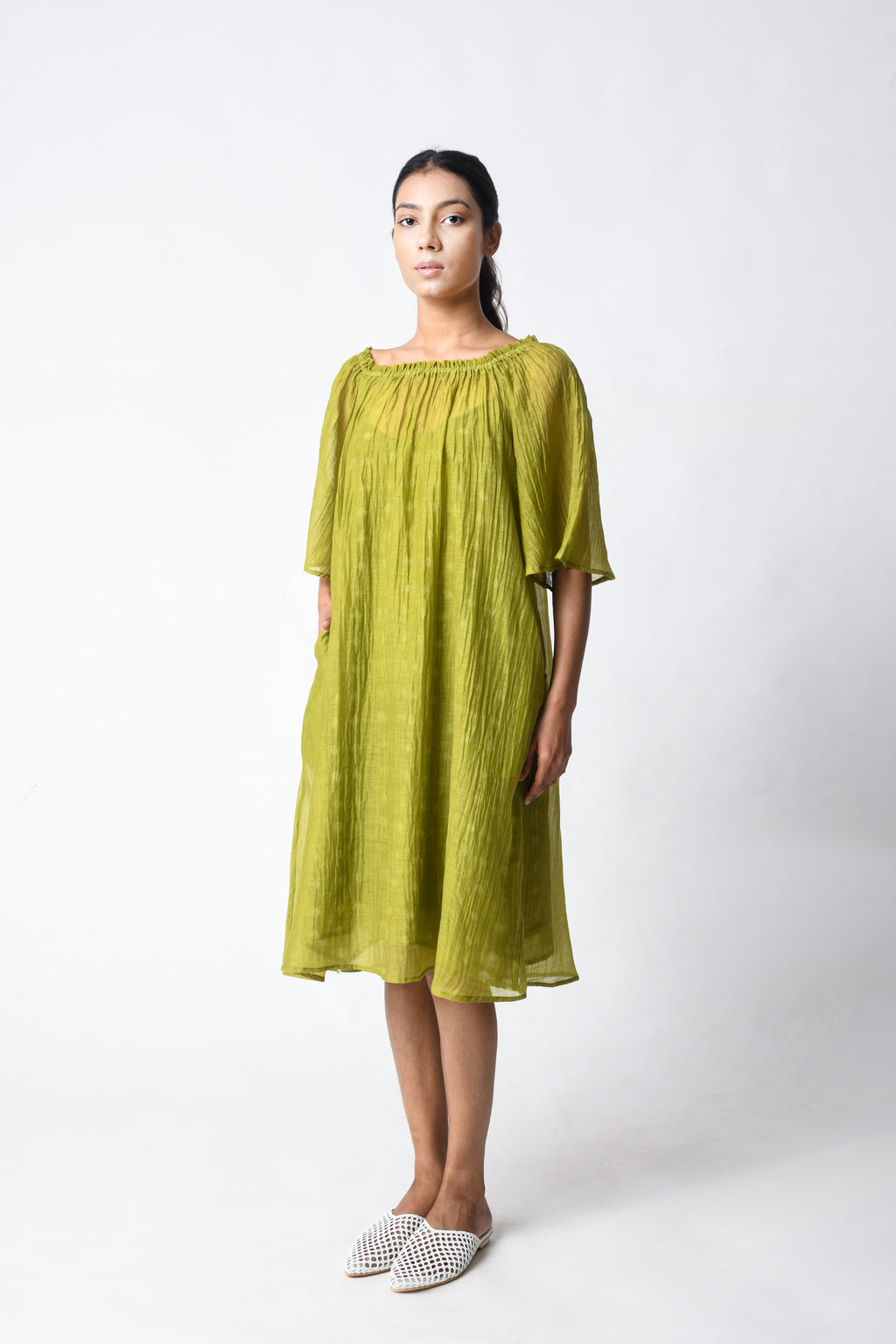 HENNA OFF-SHOULDER DRESS