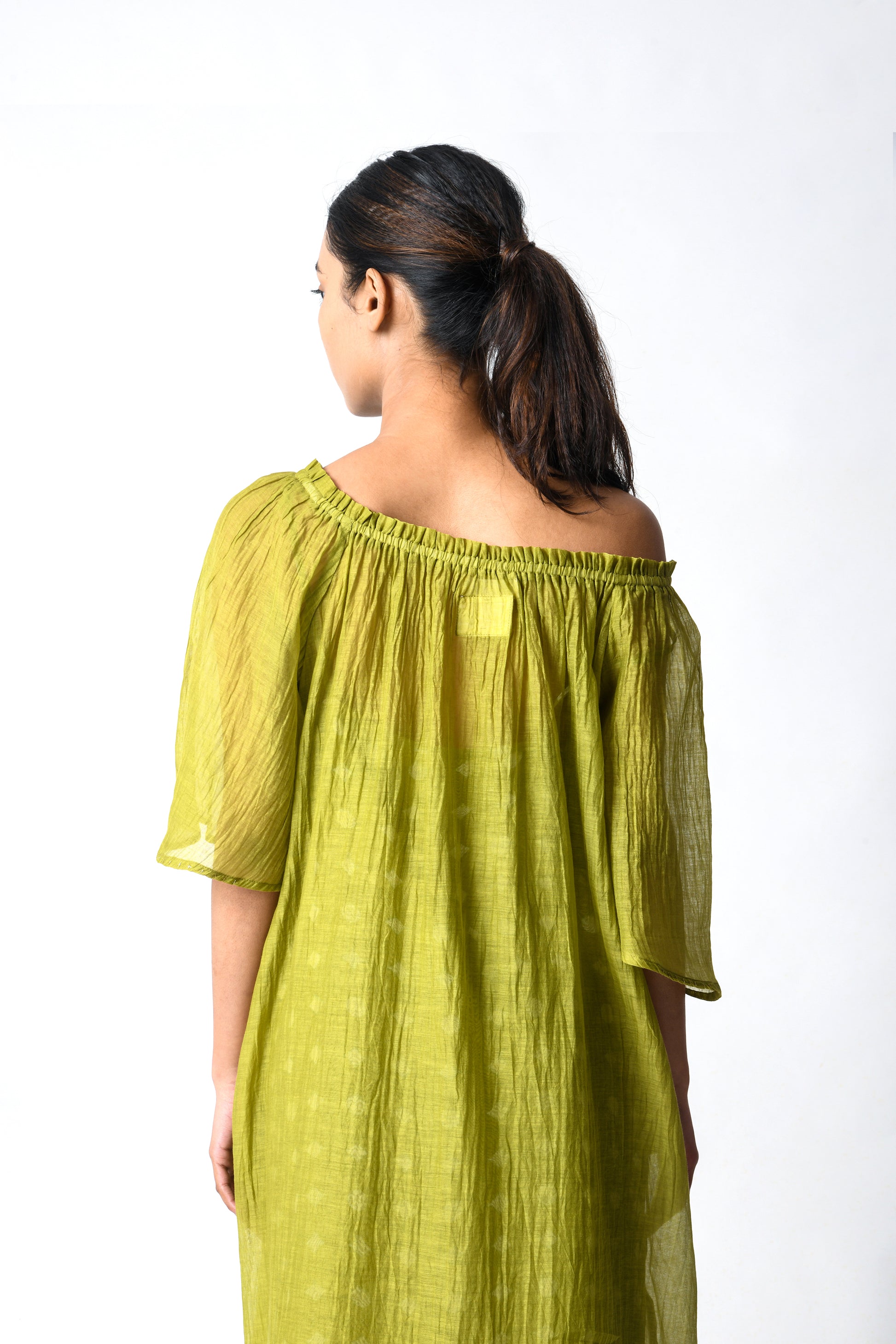 HENNA OFF-SHOULDER DRESS