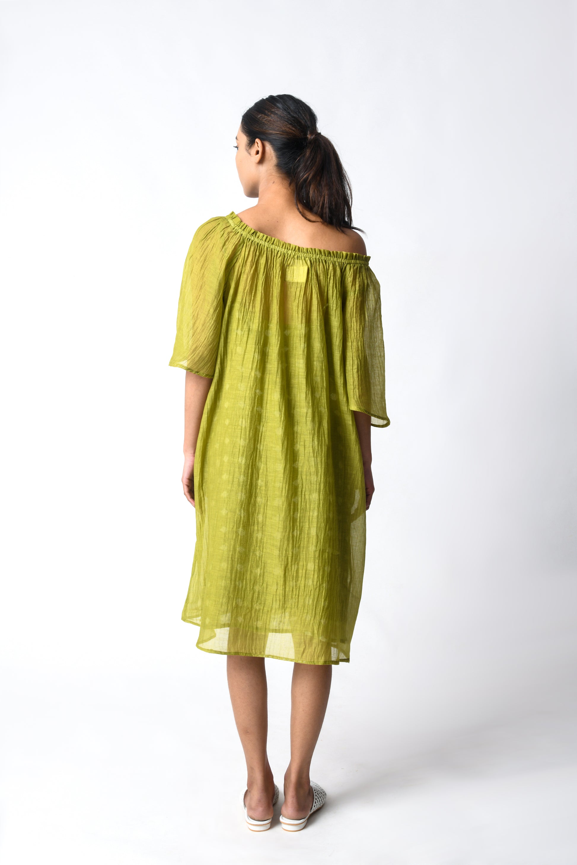 HENNA OFF-SHOULDER DRESS