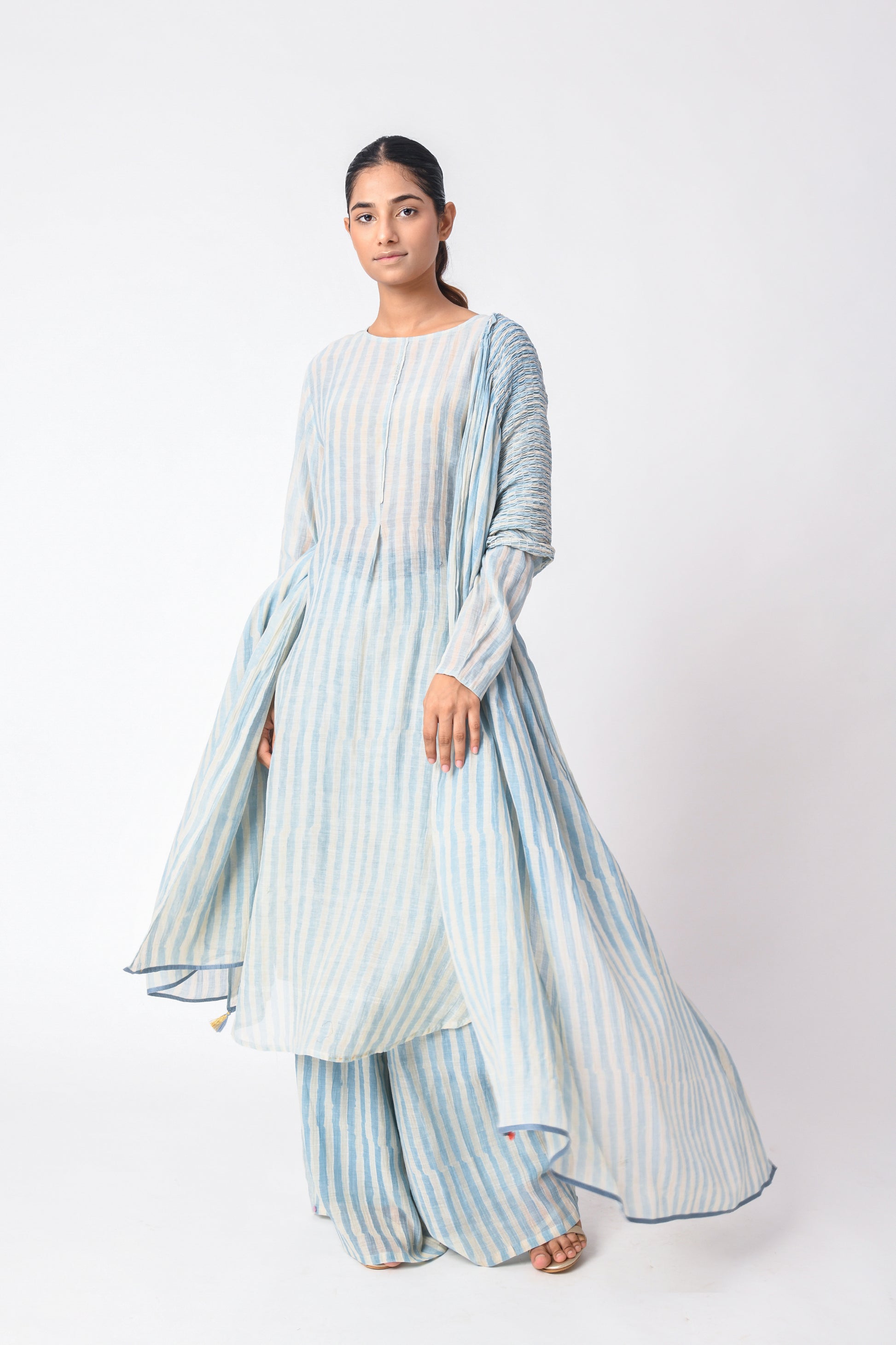 SKY DUPATTA SET