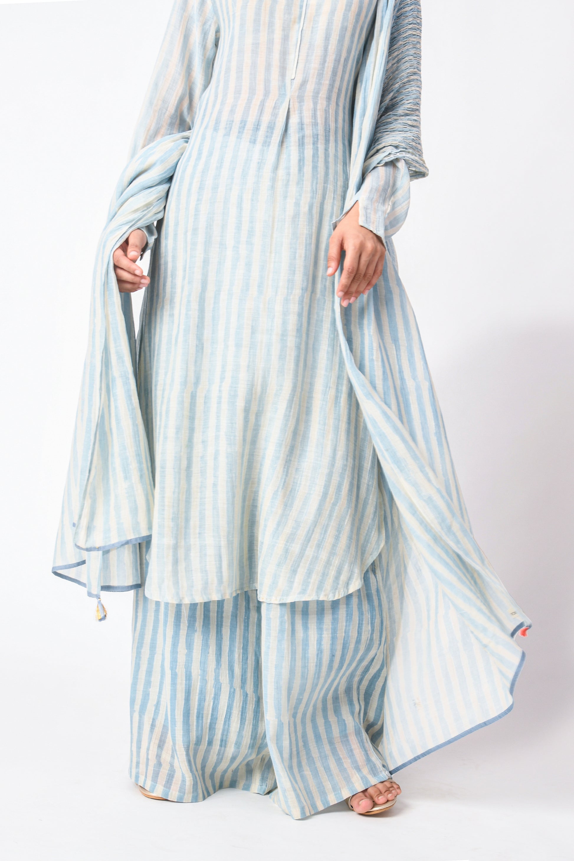 SKY DUPATTA SET