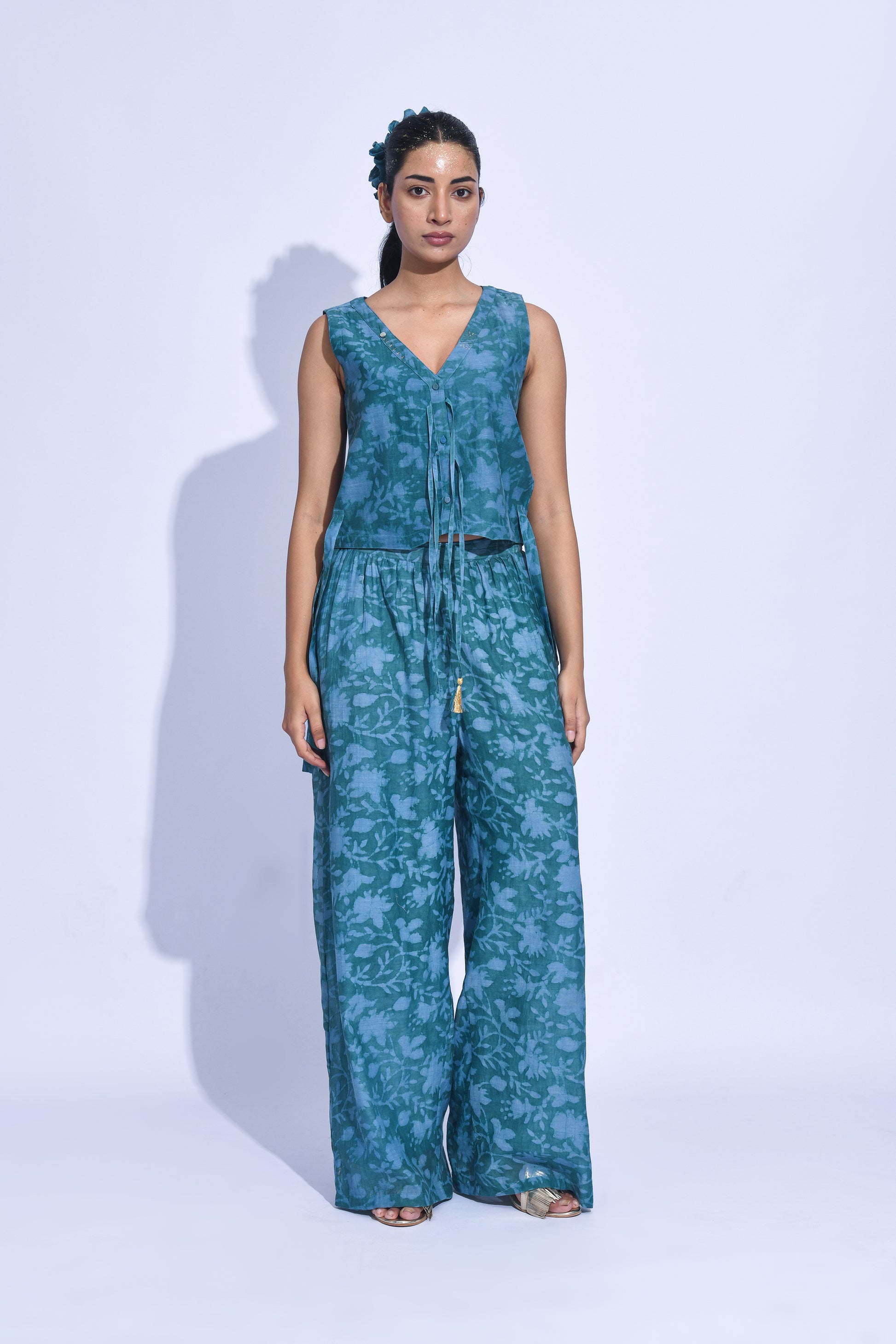 BLUE MORI VEST SET