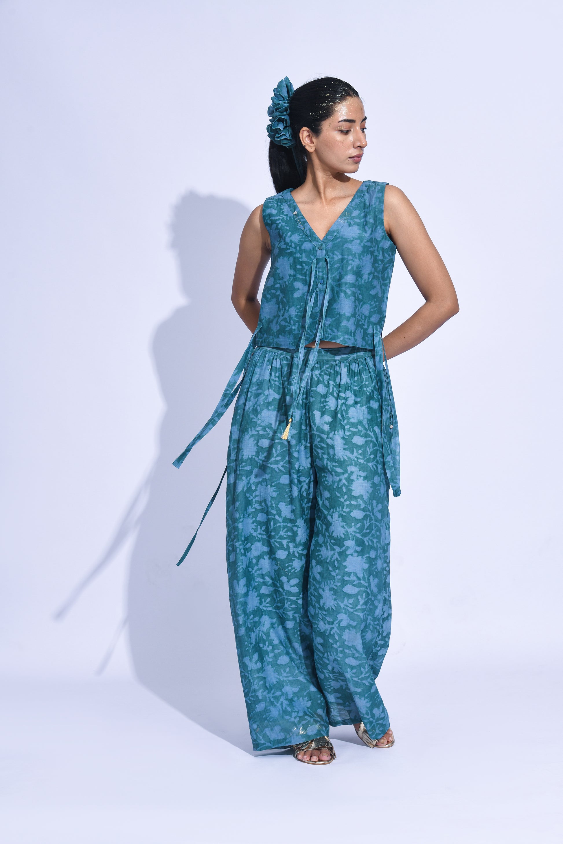BLUE MORI VEST SET