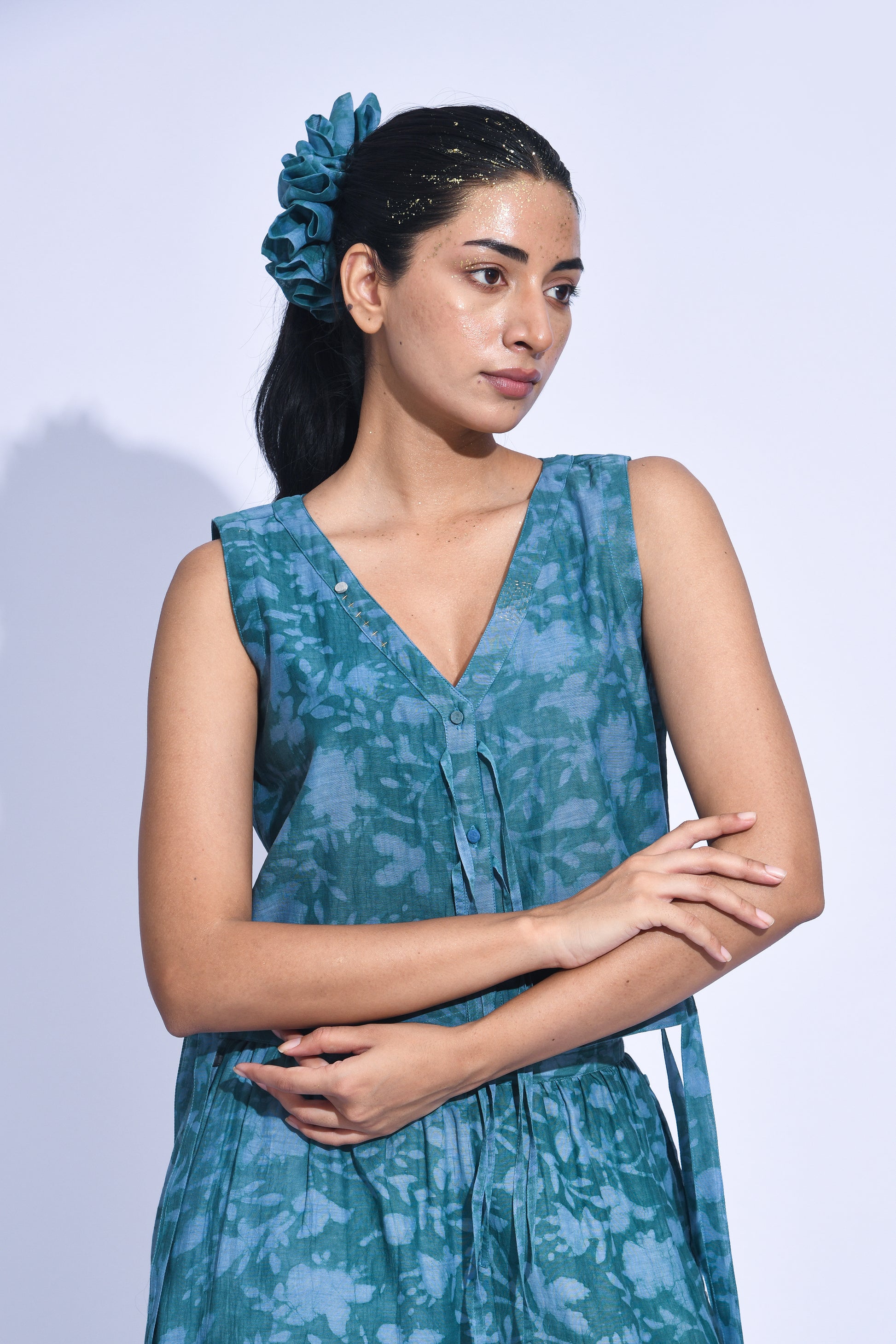 BLUE MORI VEST SET