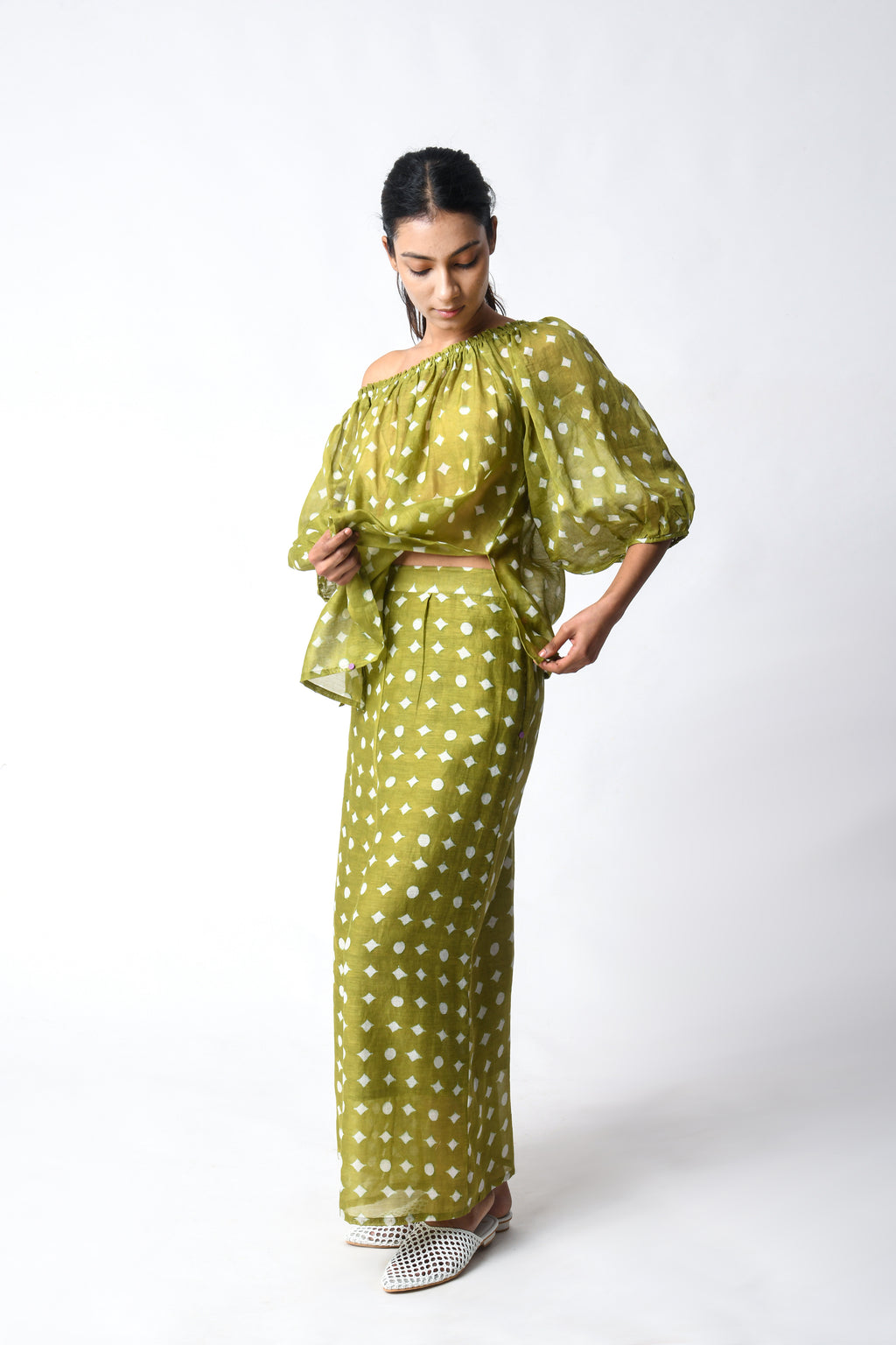 HENNA OFF-SHOULDER CO-ORD SET