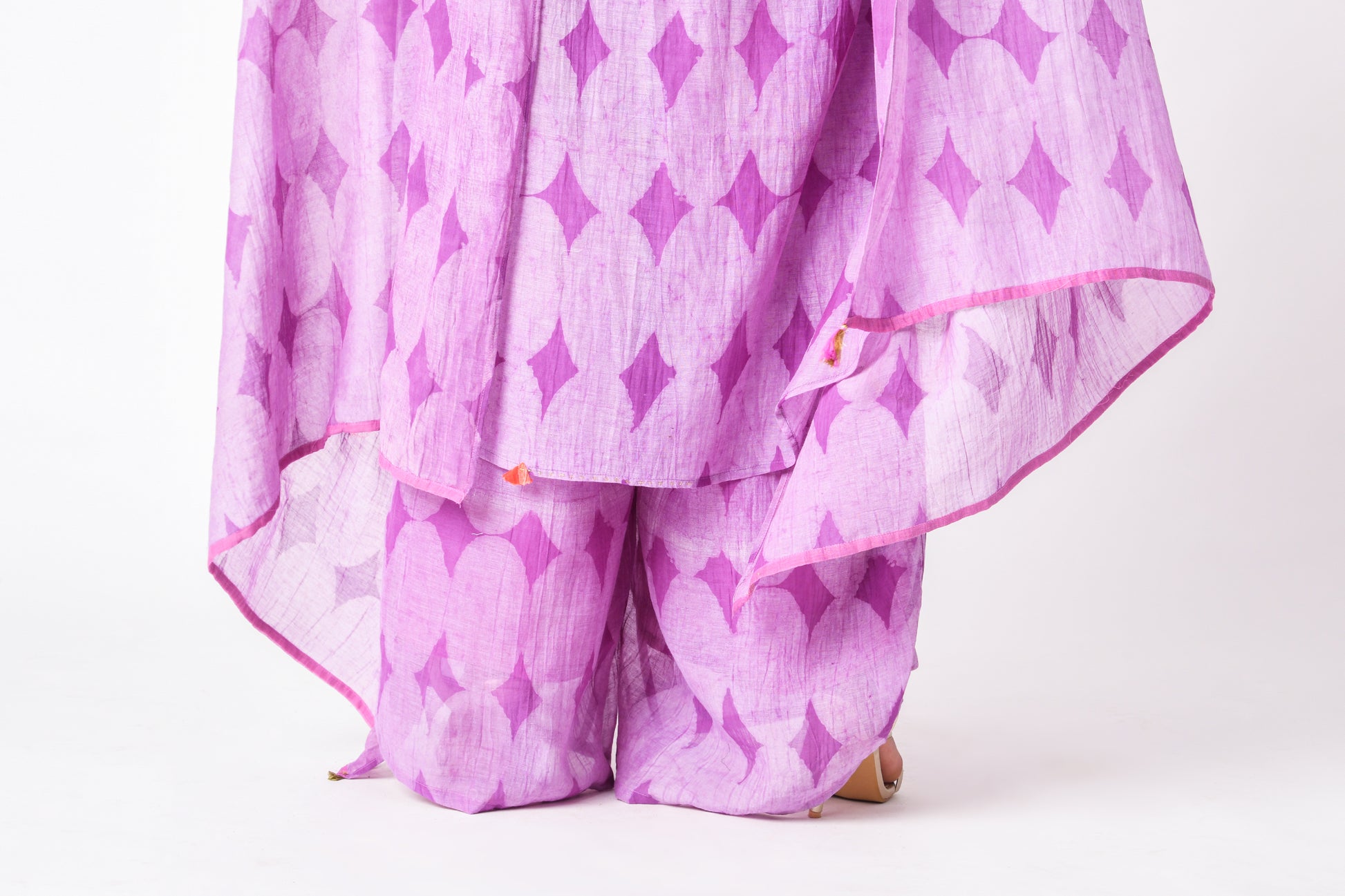 PLUM DUPATTA SET