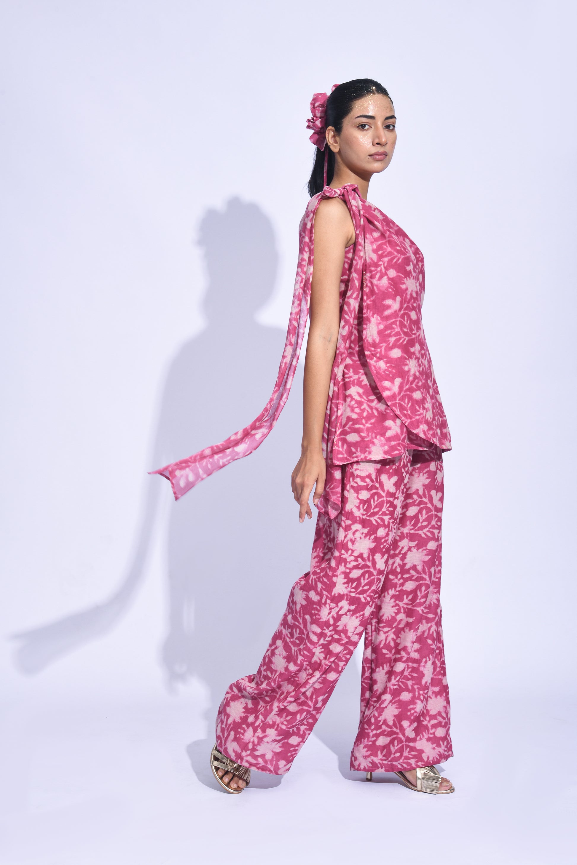 SANGRIA ONE SHOULDER SET