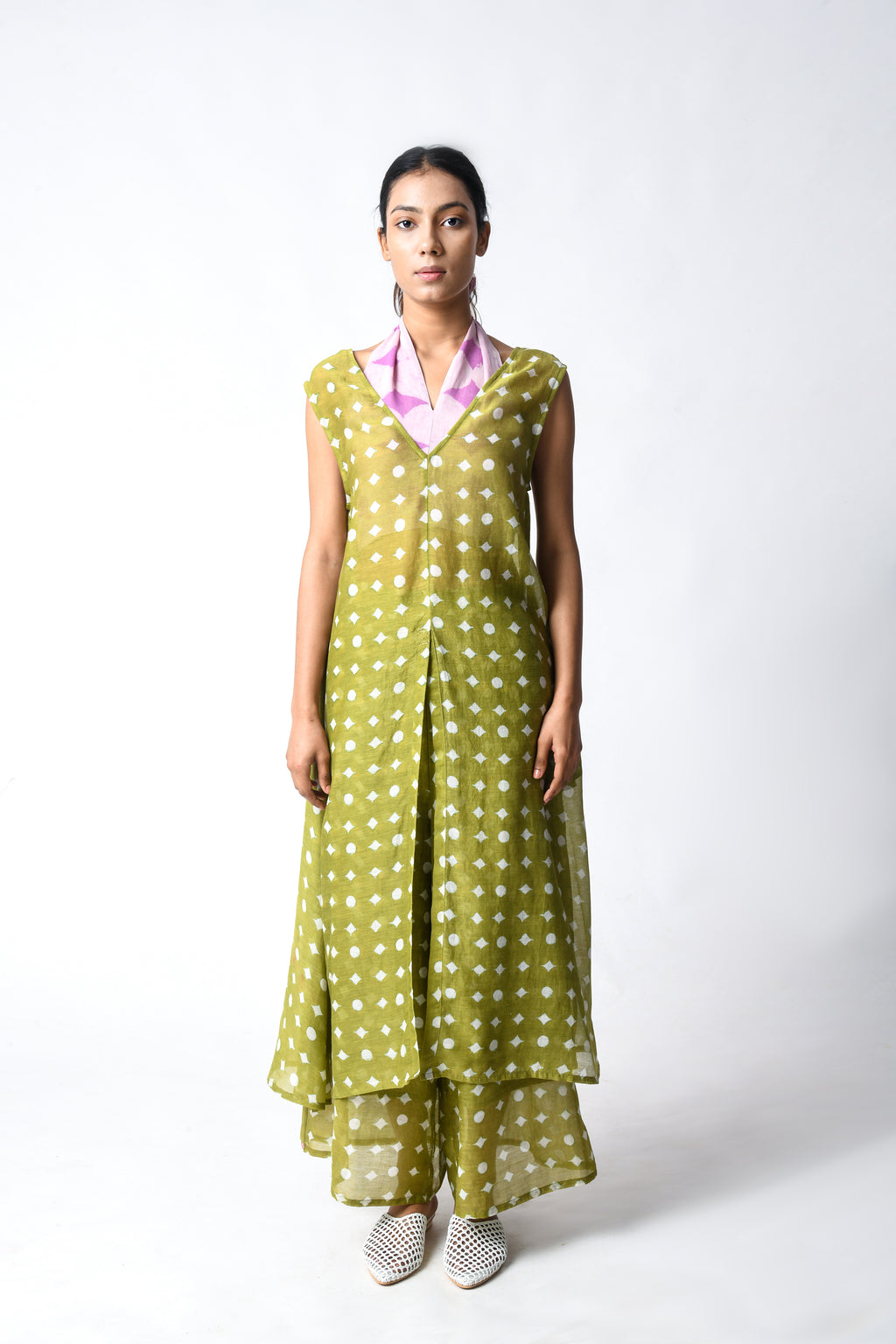 V TUNIC HENNA SET