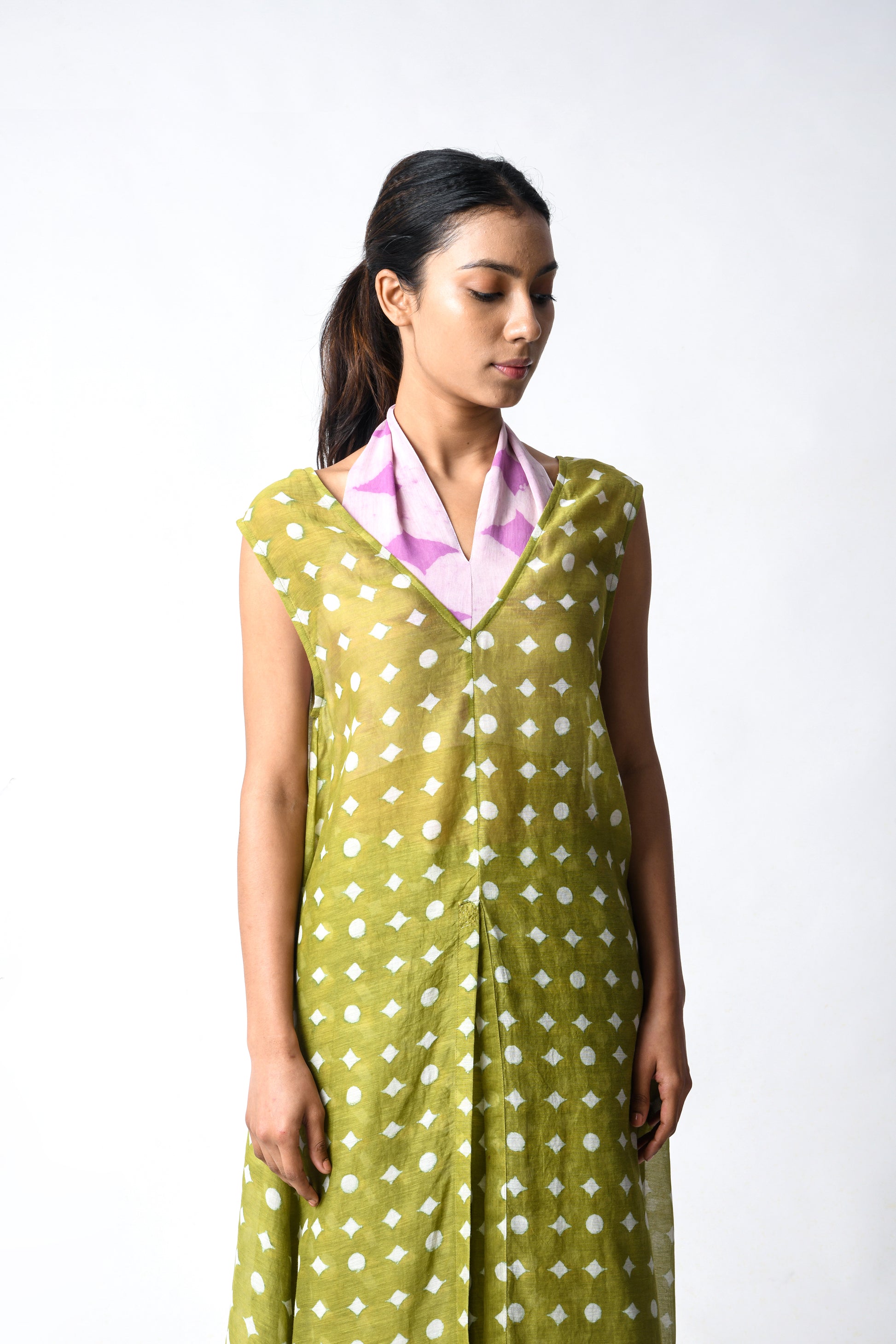 V TUNIC HENNA SET