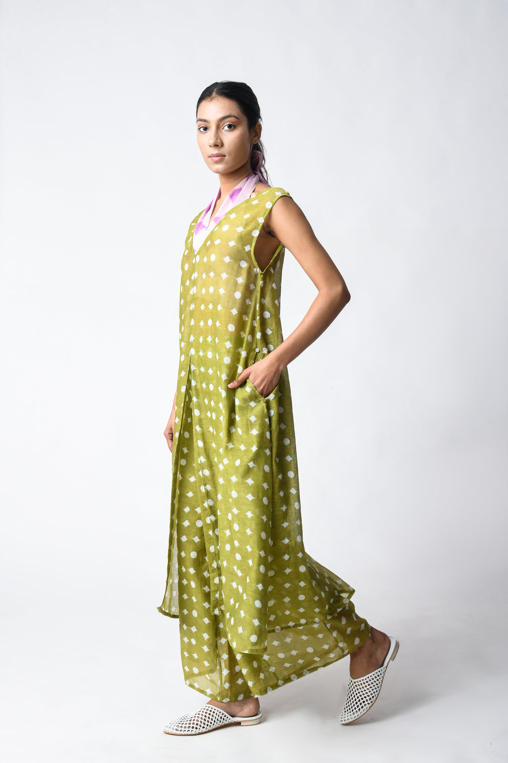 V TUNIC HENNA SET