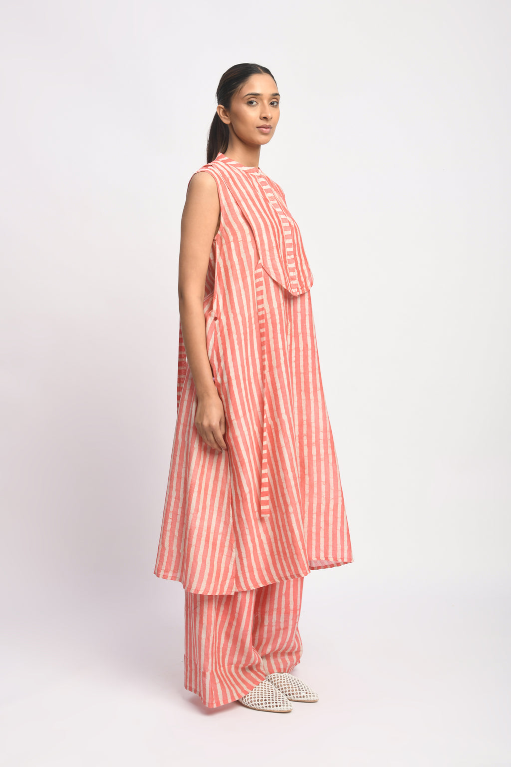 CORAL STRIPE SET