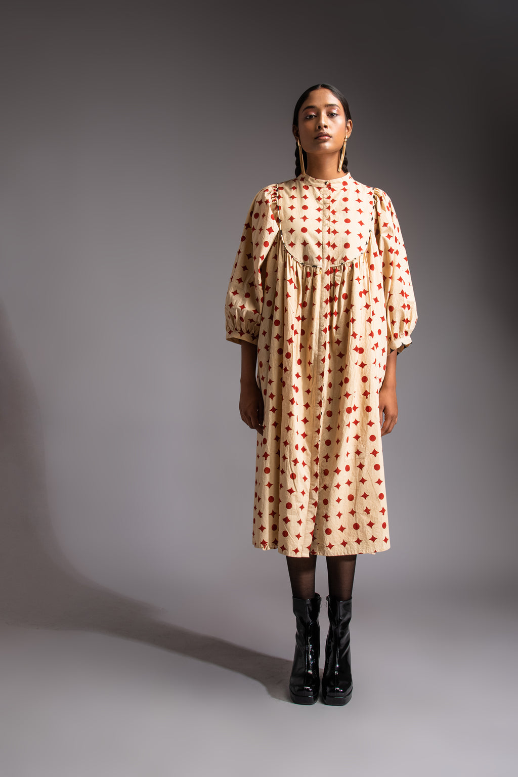 Voyage midi dress red