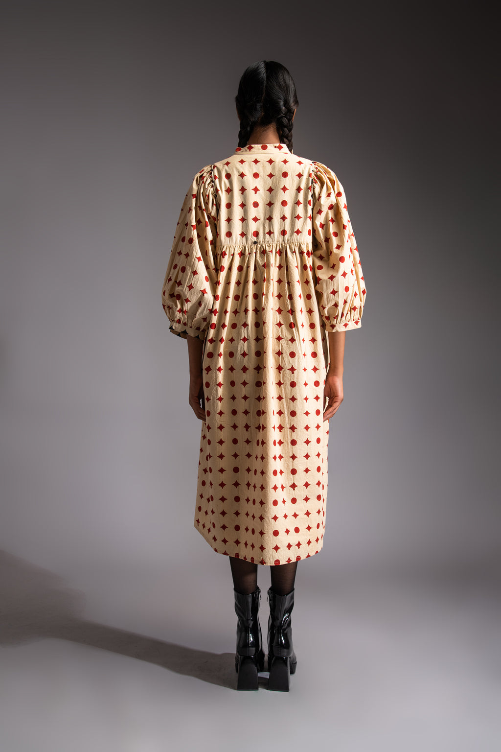 Voyage midi dress red