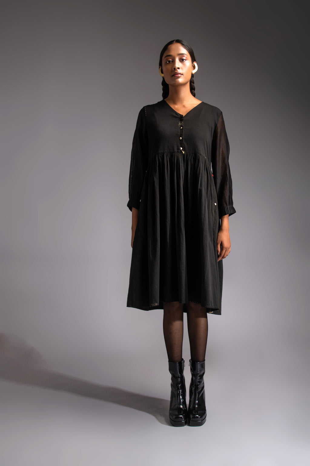 Nomad  midi dress noir