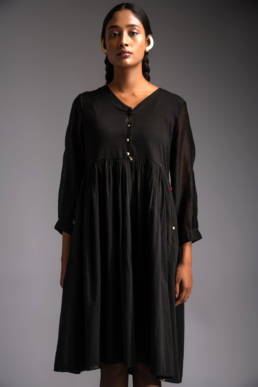 Nomad  midi dress noir