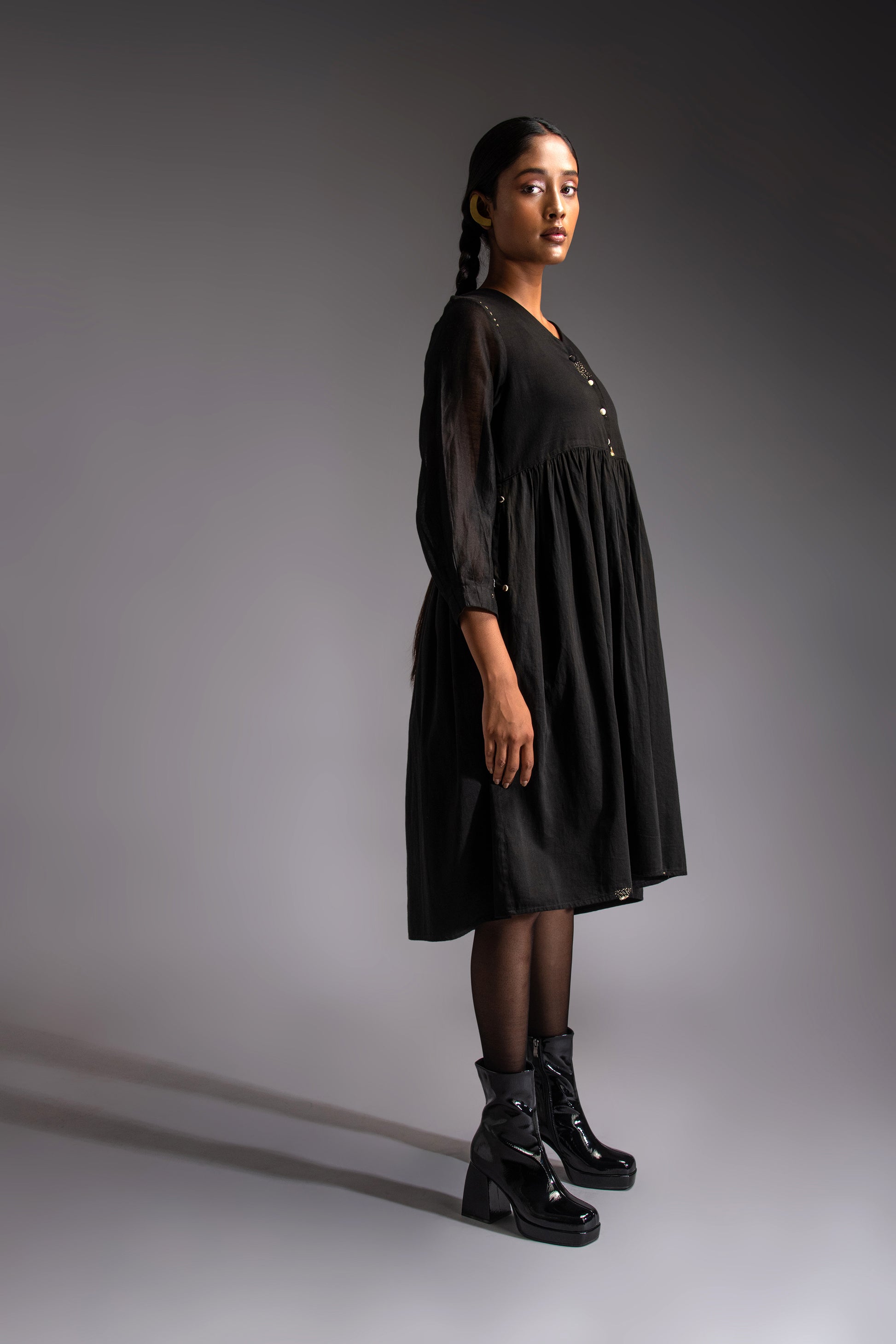 Nomad  midi dress noir