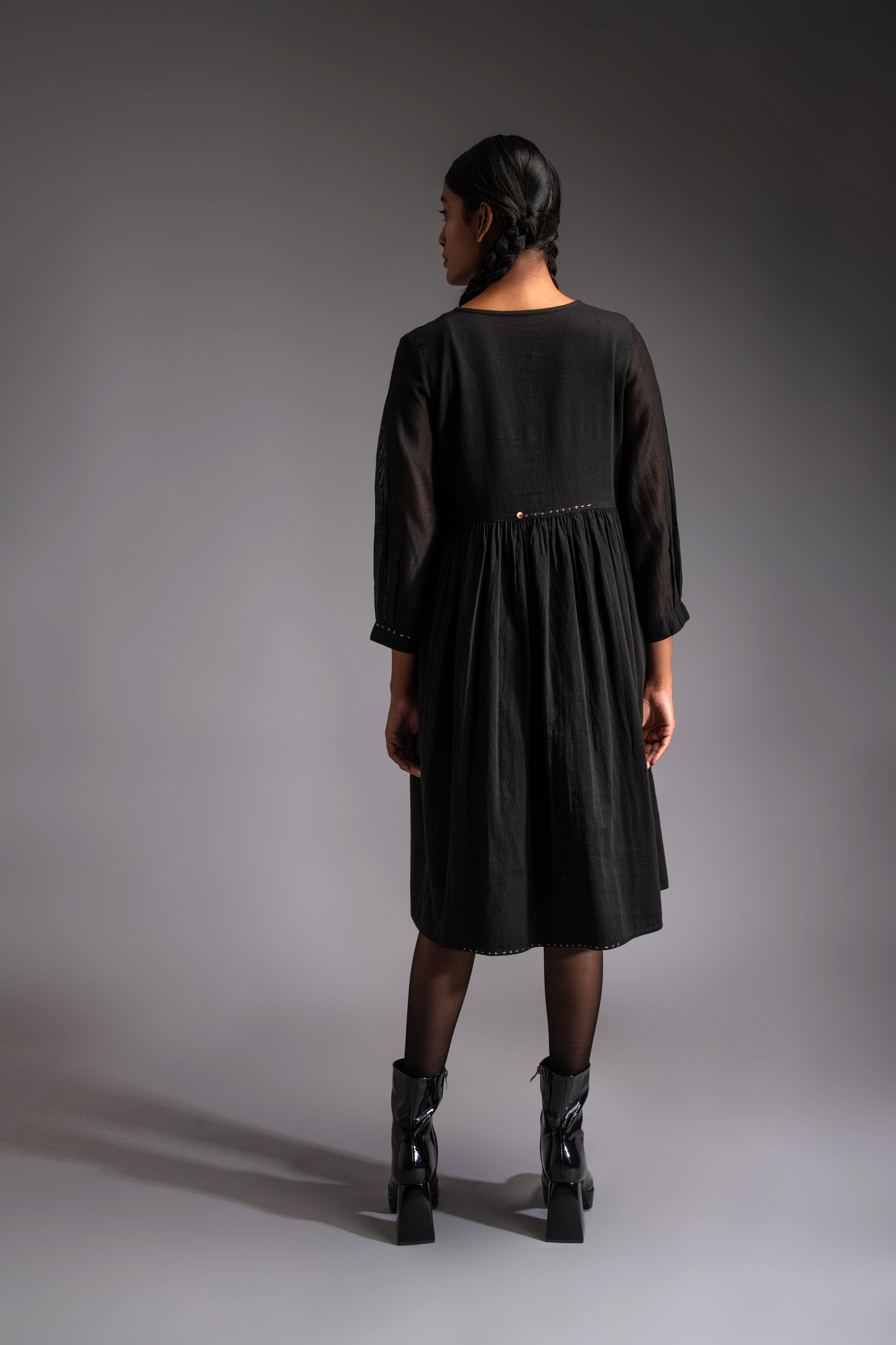 Nomad  midi dress noir