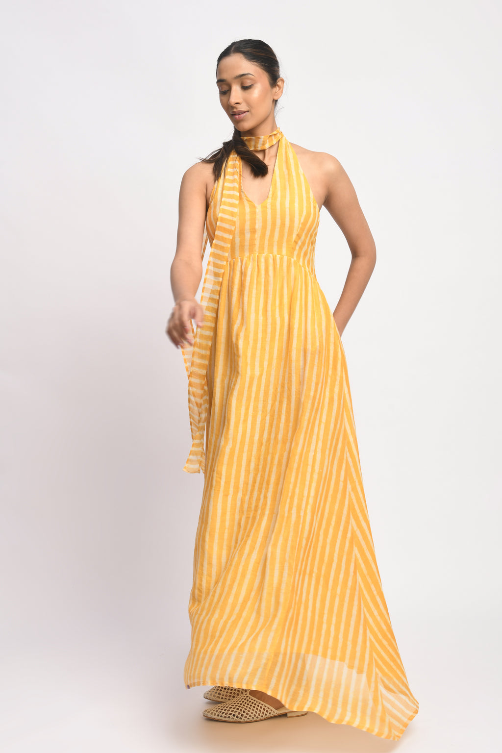 SUNKISSED HALTER DRESS