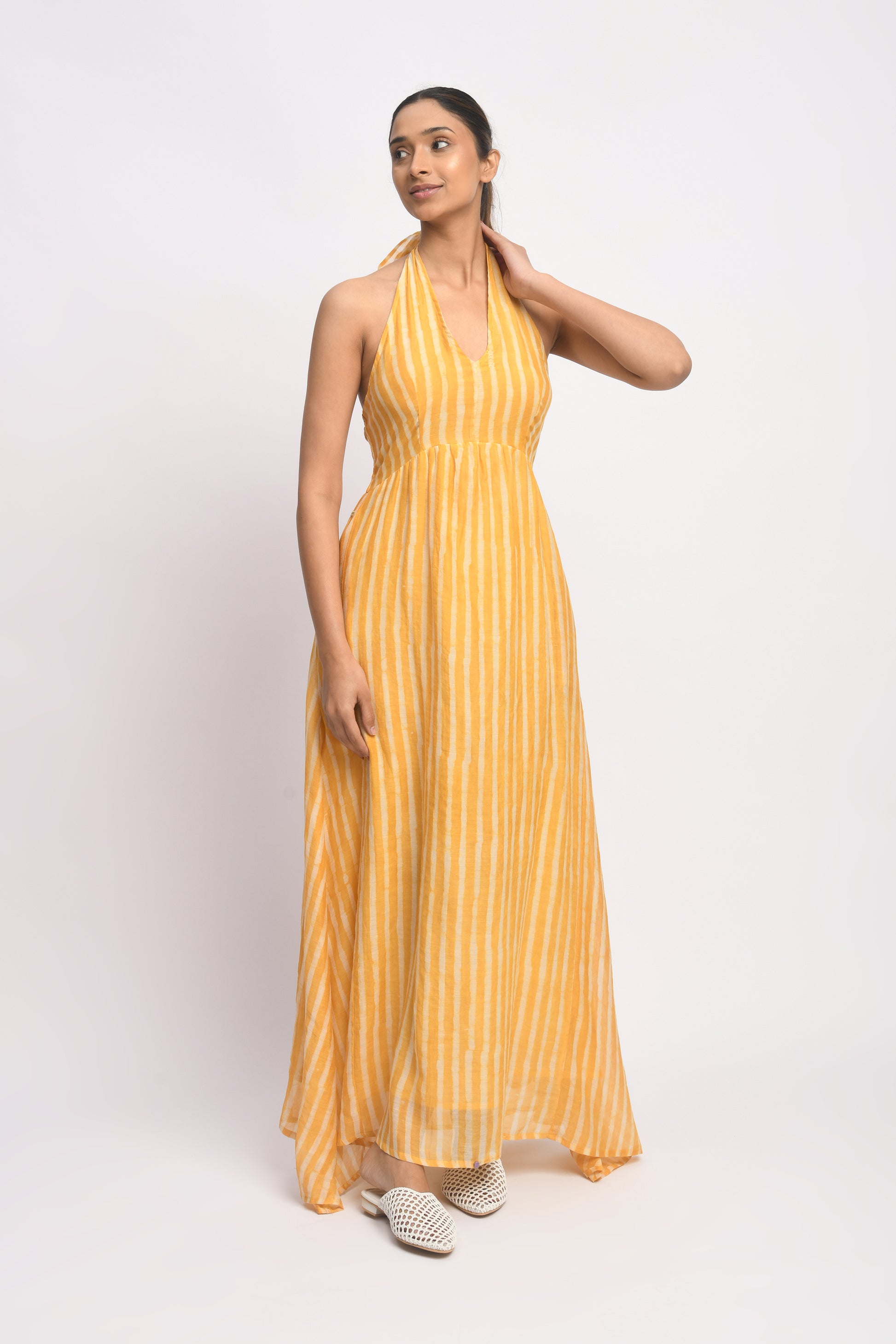 SUNKISSED HALTER DRESS