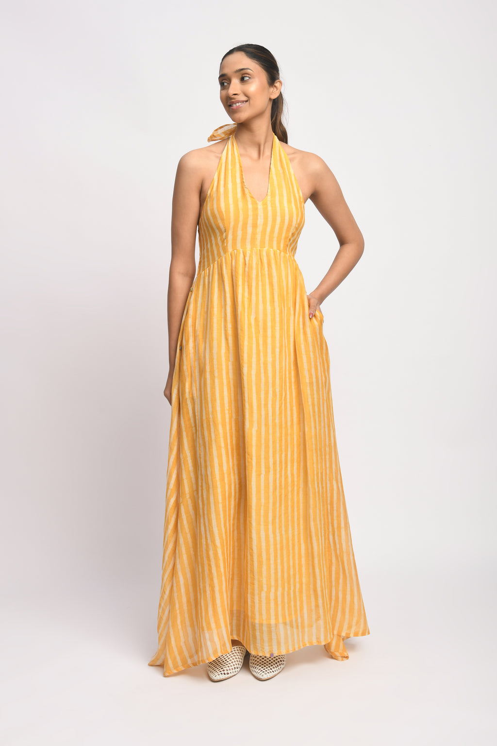 SUNKISSED HALTER DRESS