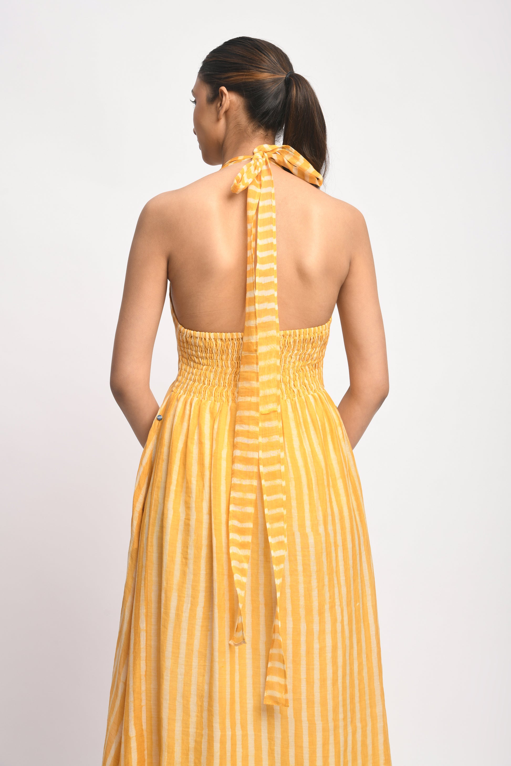 SUNKISSED HALTER DRESS